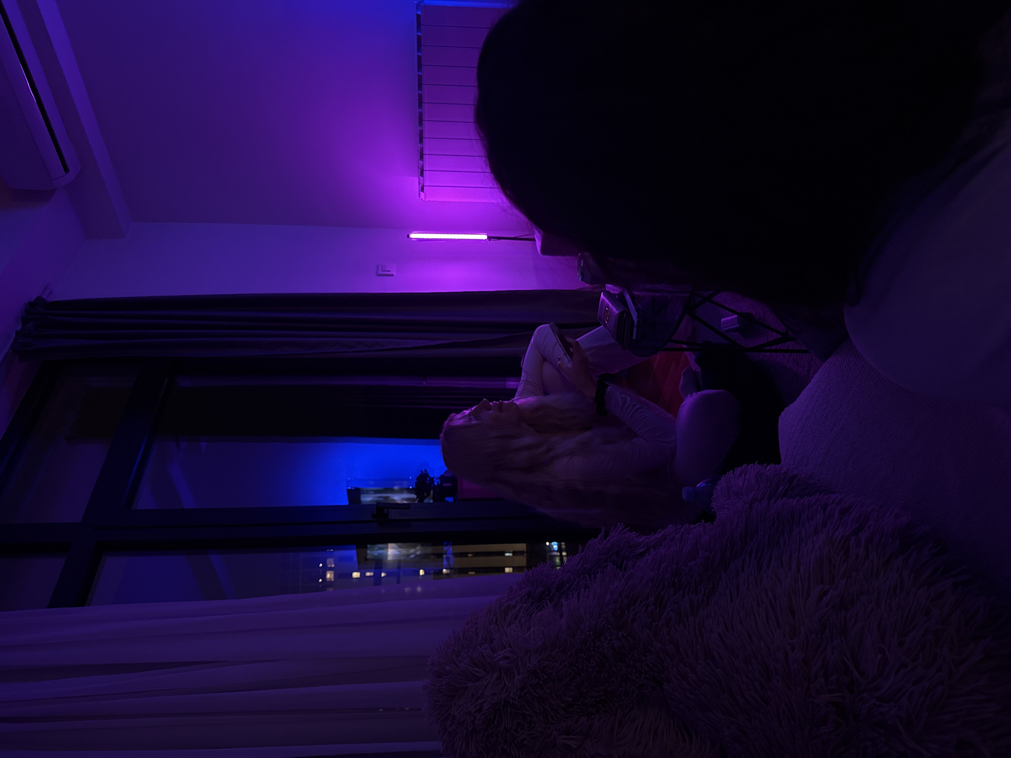 Evening domestic scenes captured across Belgrade with distinctive lighting