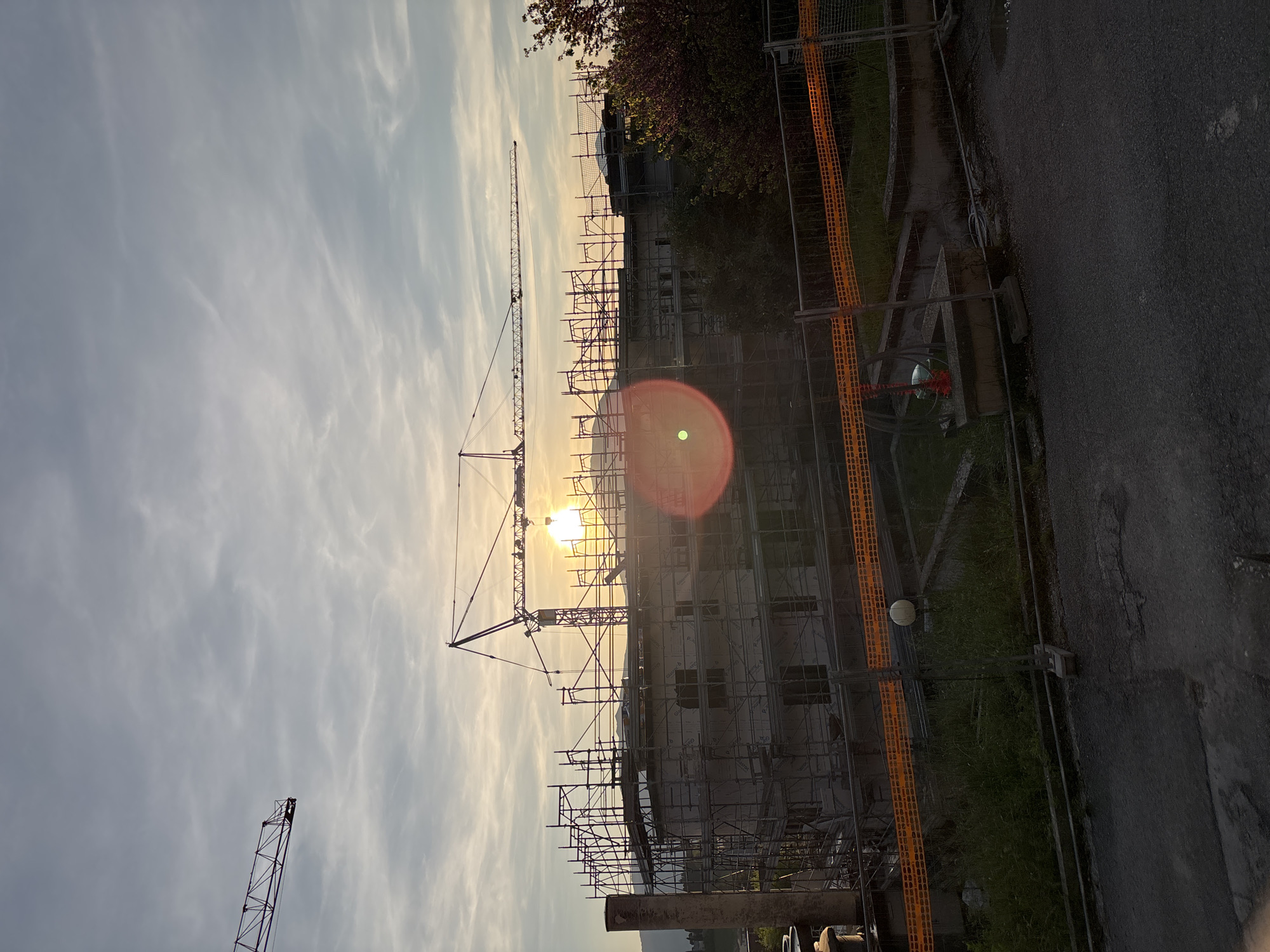 Late afternoon scenes documented across Camerino, Italy neighborhoods