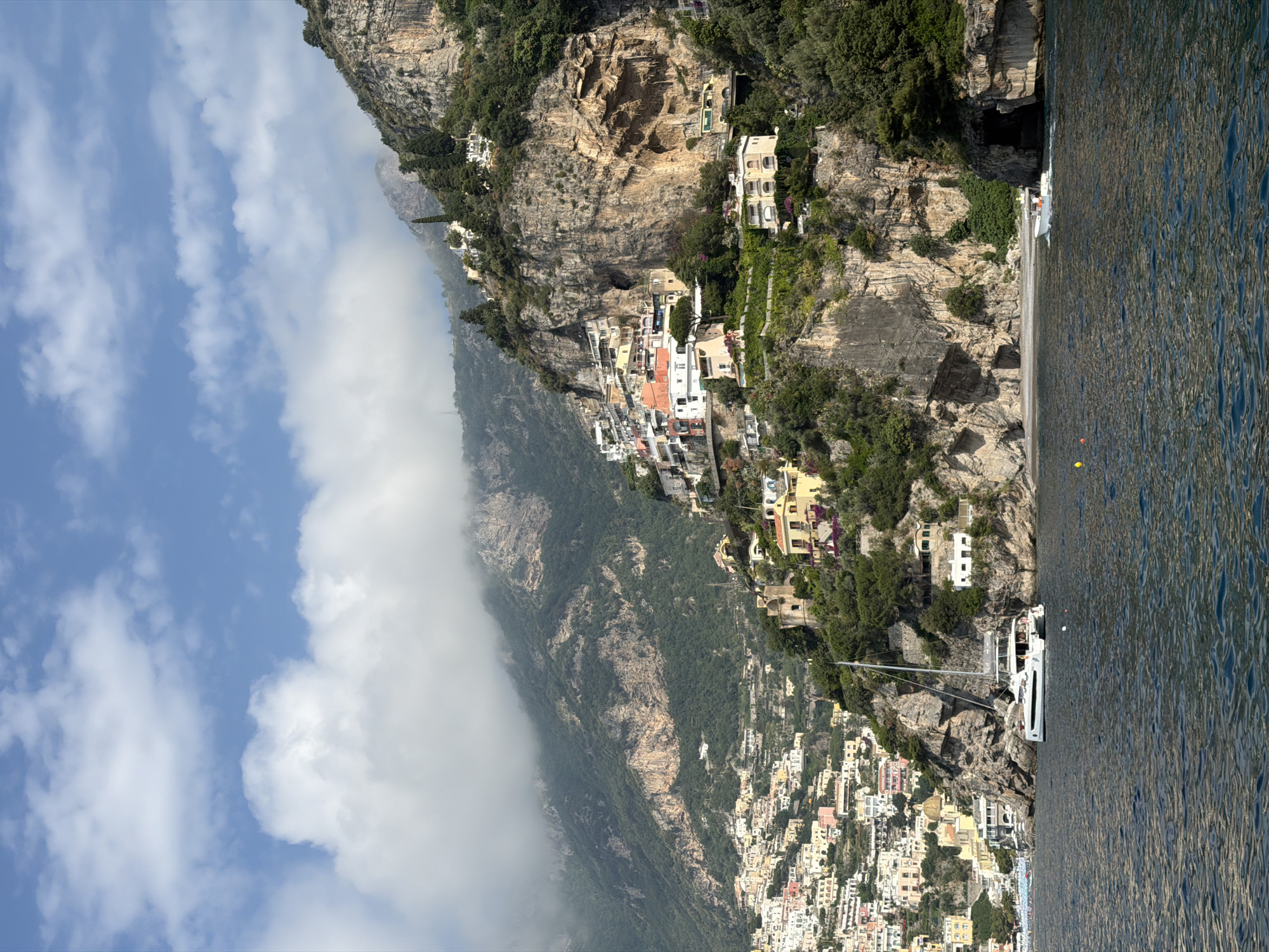 Morning coastal views documented along Amalfi Coast near Arienzo