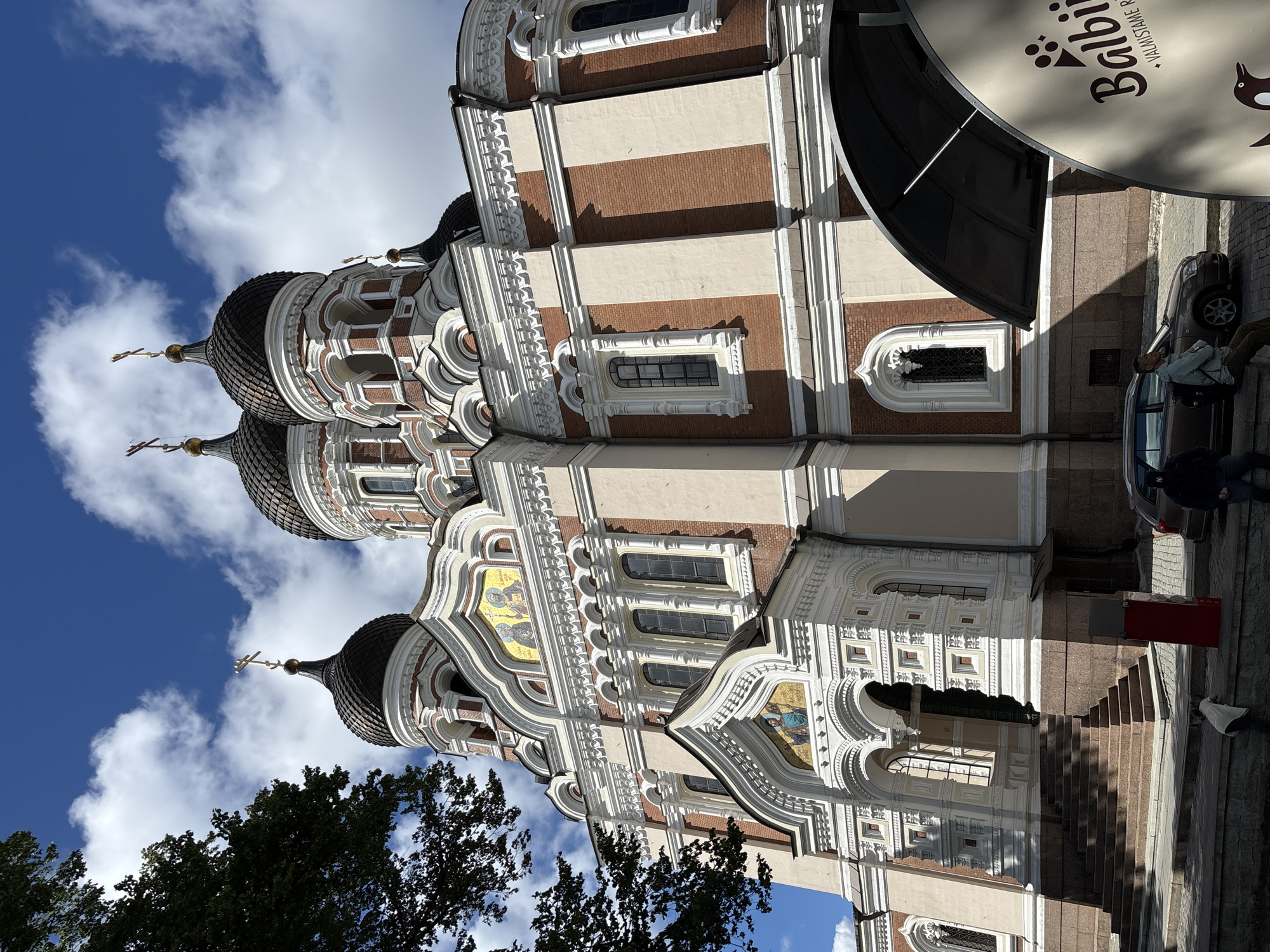 Exploring Tallinn's Old Town landmarks, walls, and cathedral