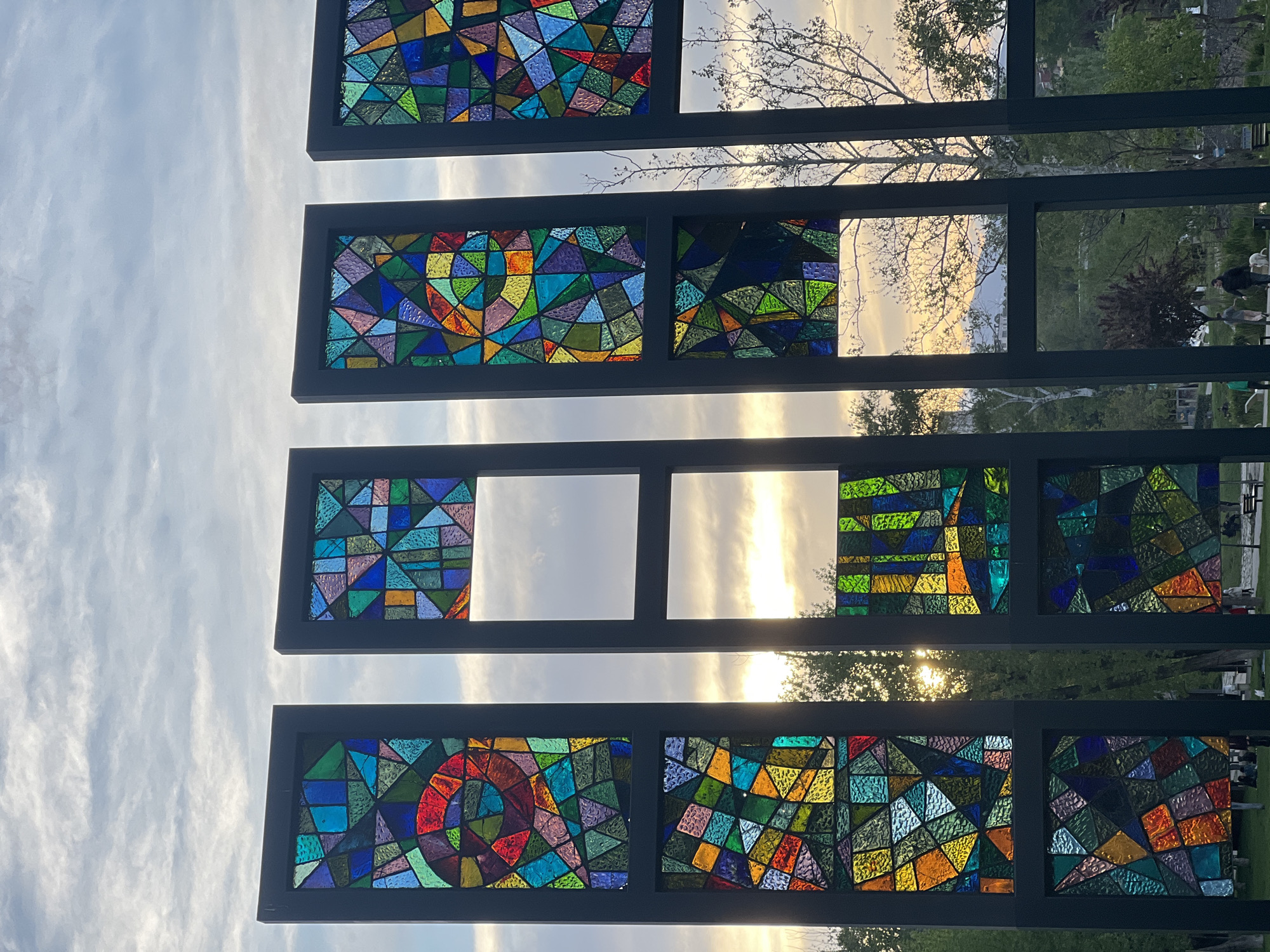 Spring blooms and art installations documented in Tbilisi parks