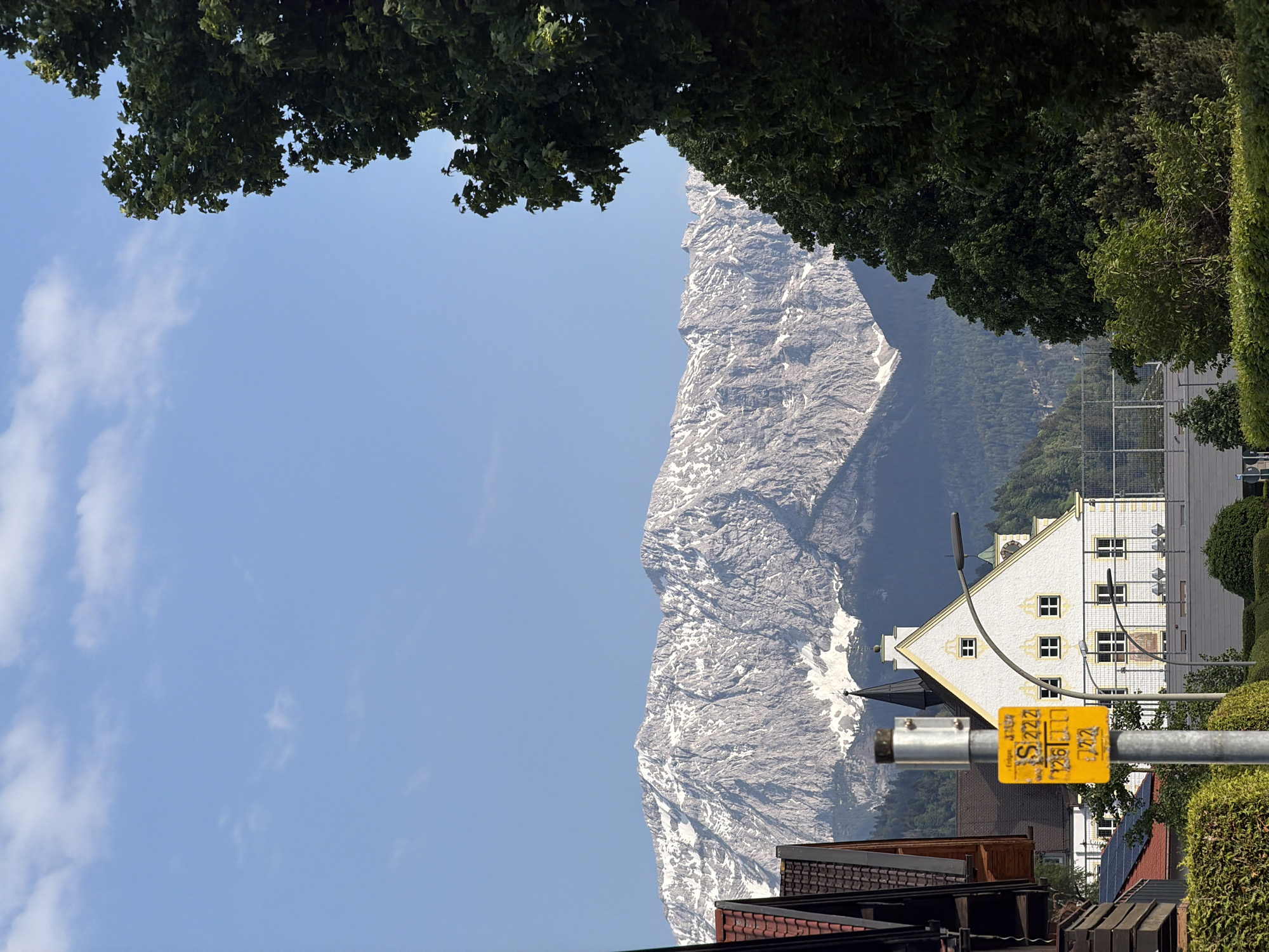 Mountain view captured in Garmisch-Partenkirchen, Germany