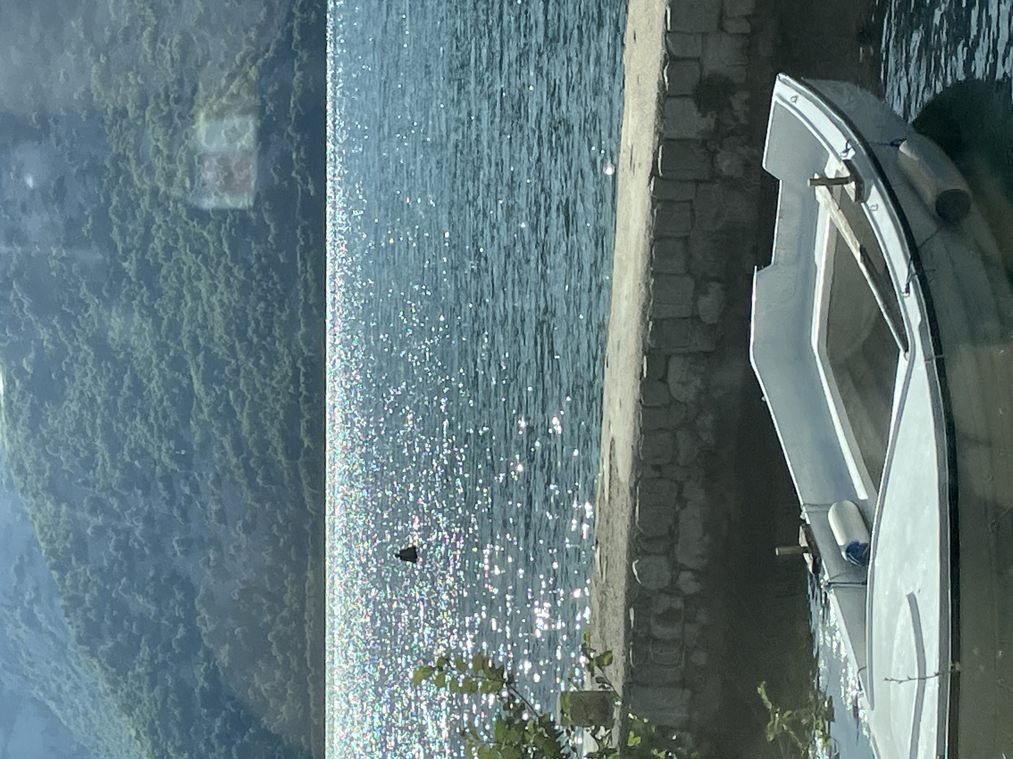 Quiet afternoon waterfront scenes captured in Risan, Montenegro