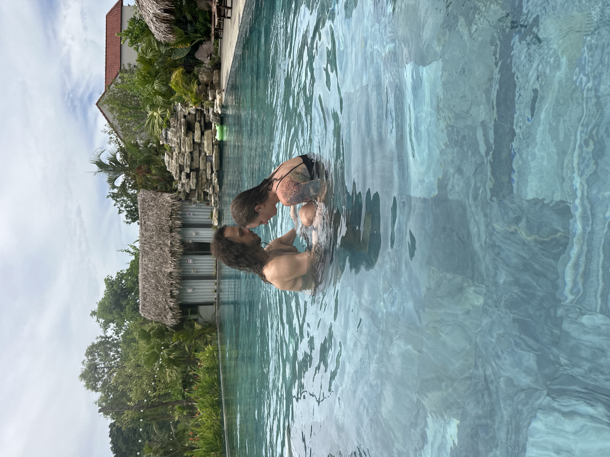 Pool romance in Nam Hoa Lư Ward, Vietnam