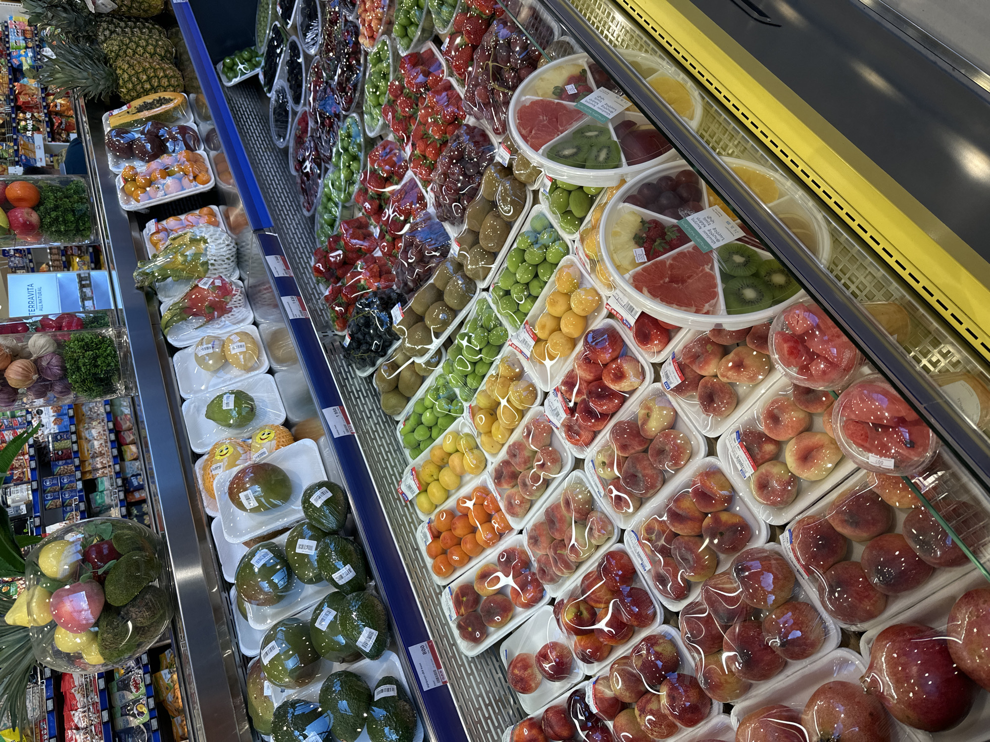 Routine grocery shopping activity documented in Yerevan, Armenia