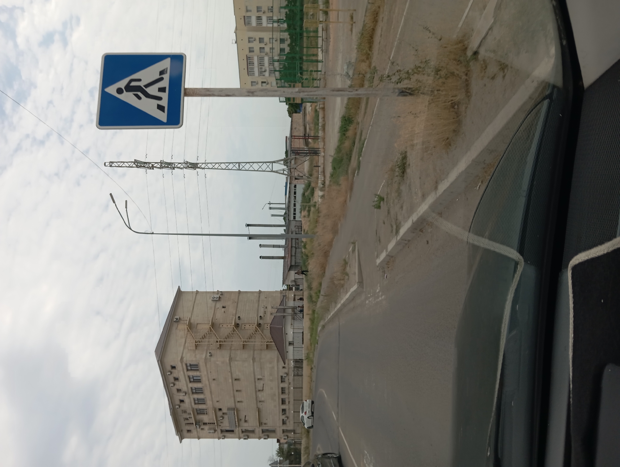 Street life and a watermelon stall in Aktau, Kazakhstan