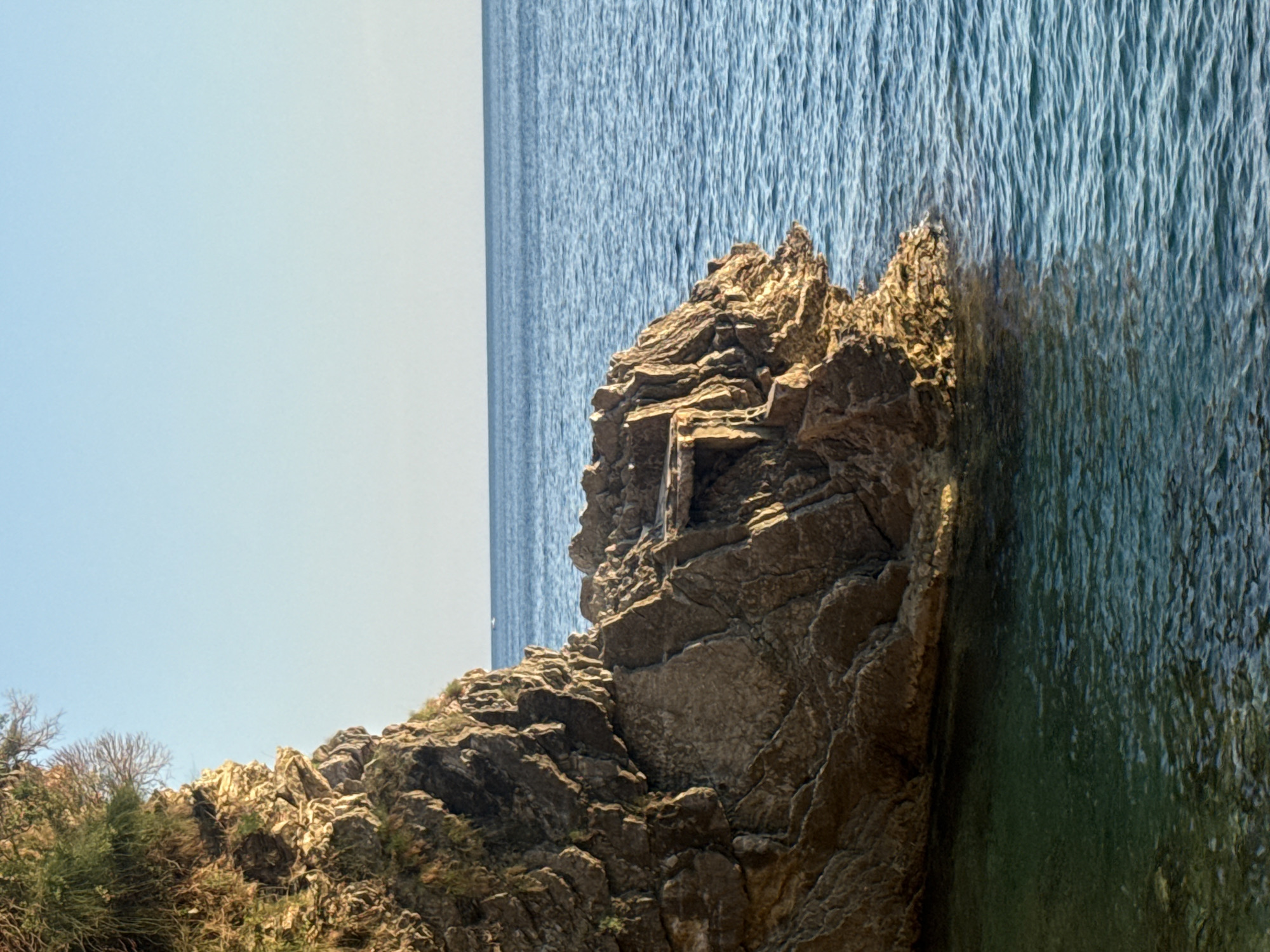 Rocky Adriatic coastline at Rafailovići and Kamenovo, Montenegro
