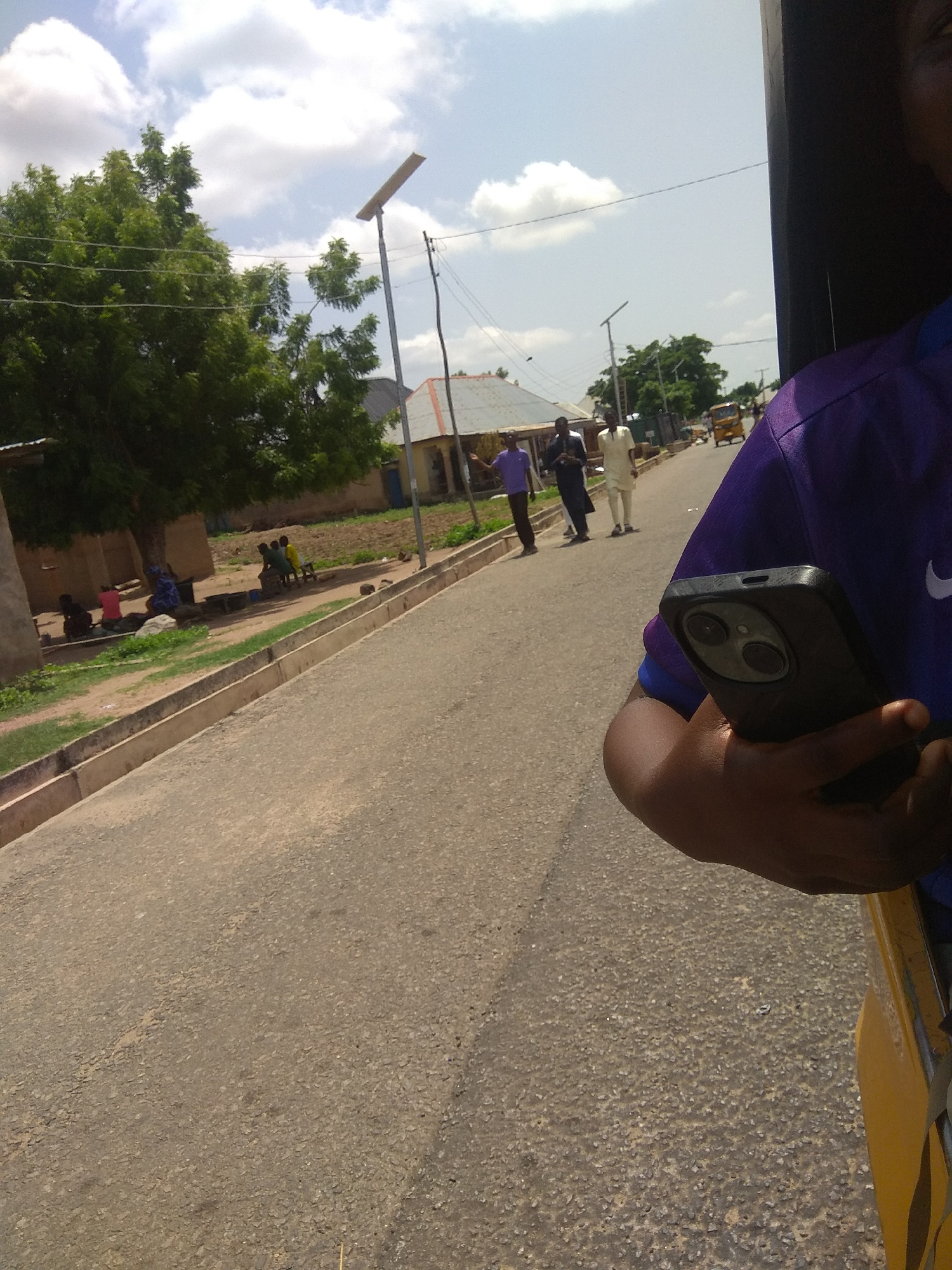 Street-level ride through Jalingo's busy urban everyday