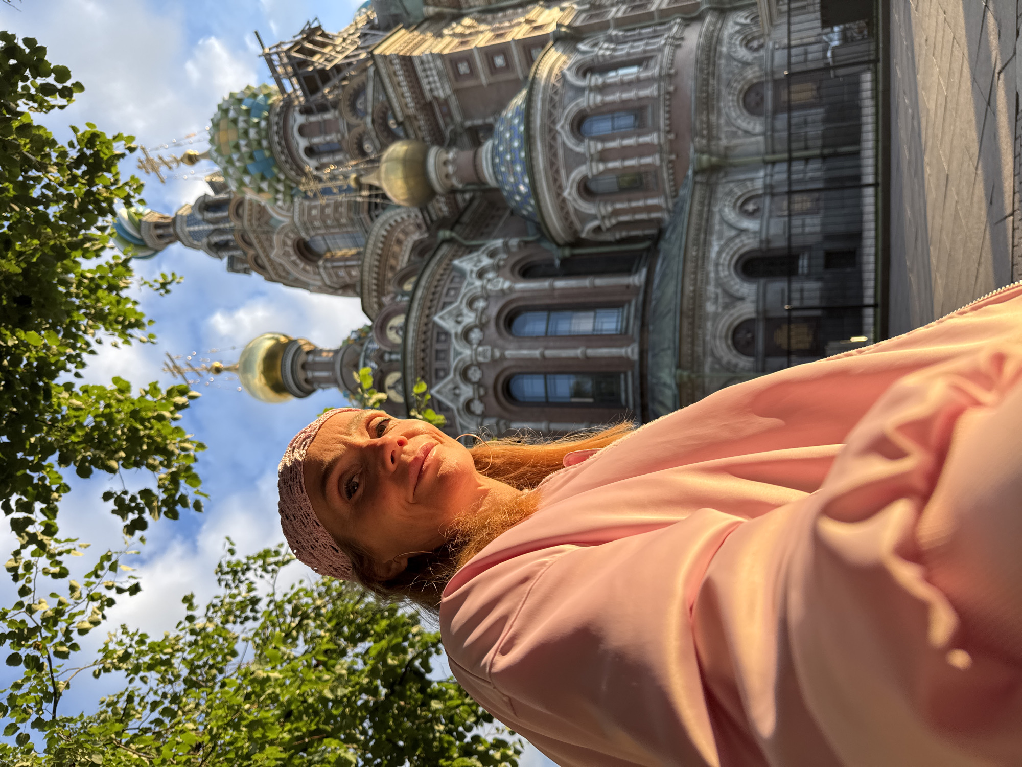 Golden hour at the Church of the Savior on Spilled Blood, Saint Petersburg