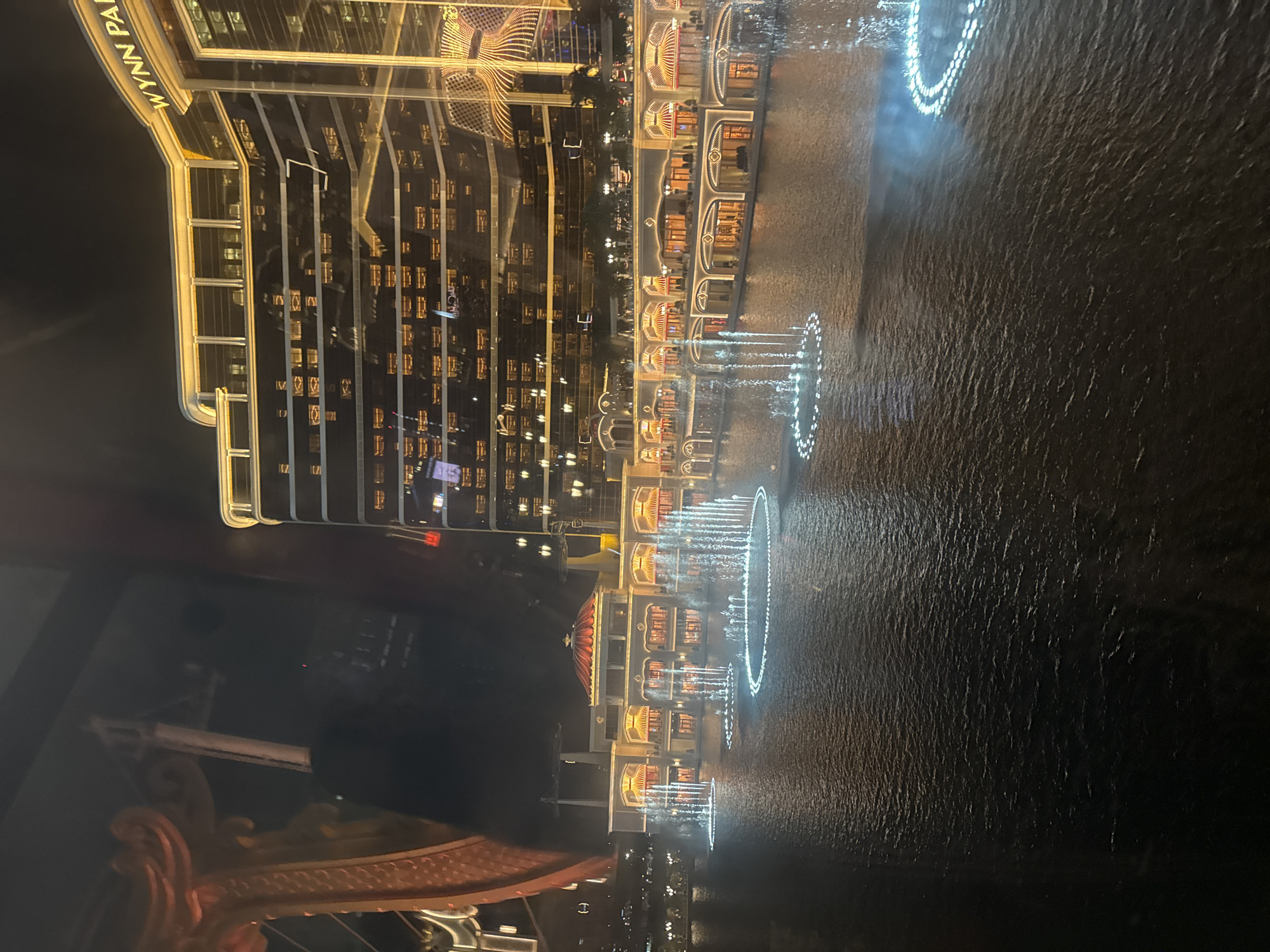 Nighttime tour of Macao's illuminated Cotai Strip casino landmarks