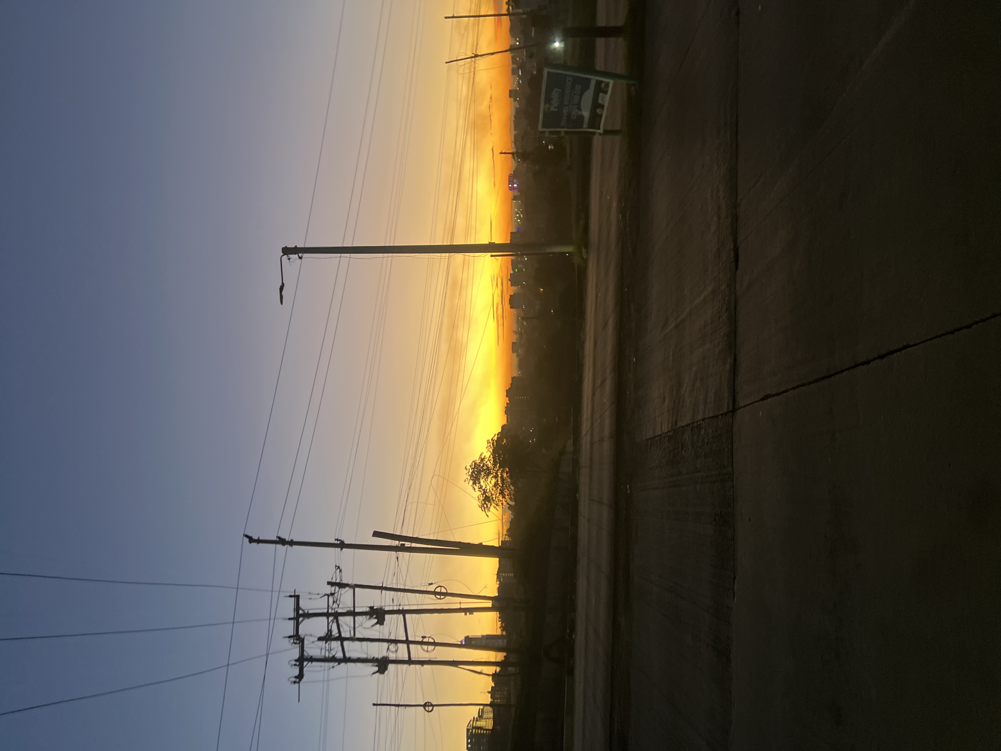 Sunrise captured over Nairobi cityscape on May 4