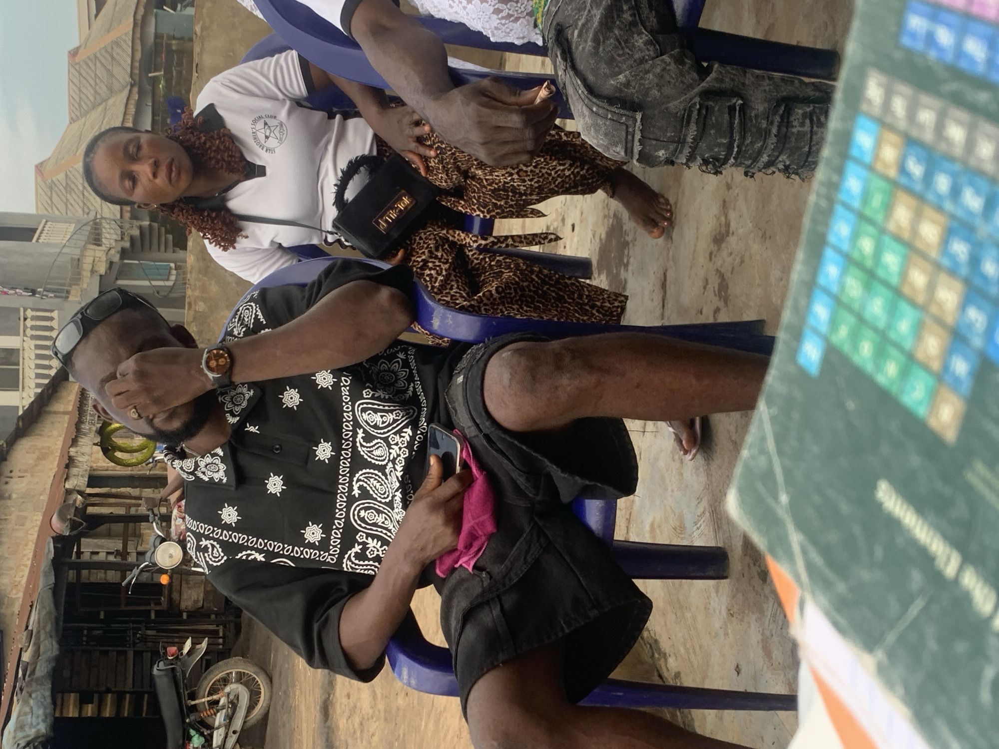 Afternoon social gathering with food and drinks in Shagamu