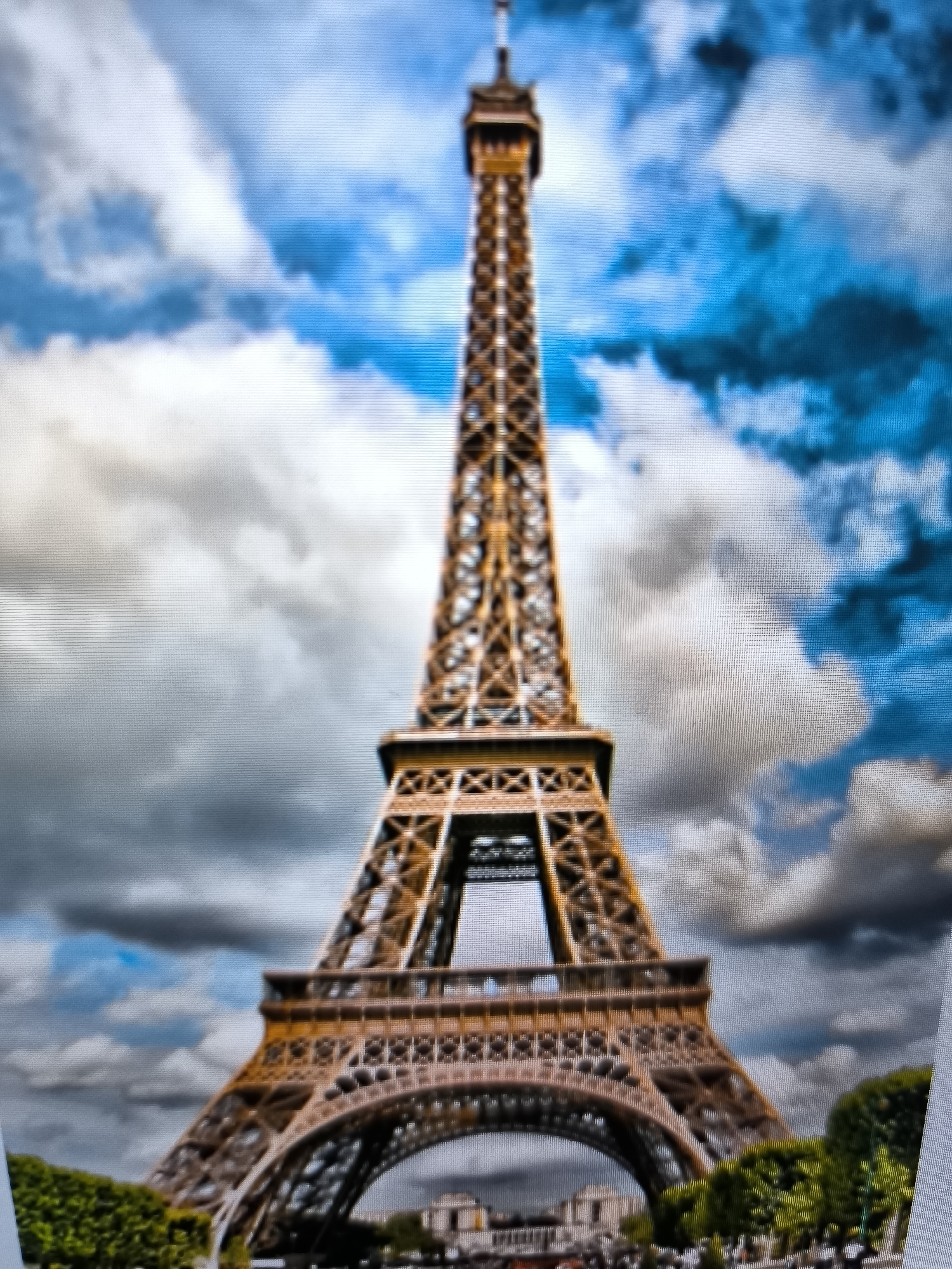 Mixed memories captured in Pélussin: Eiffel Tower, local scenes