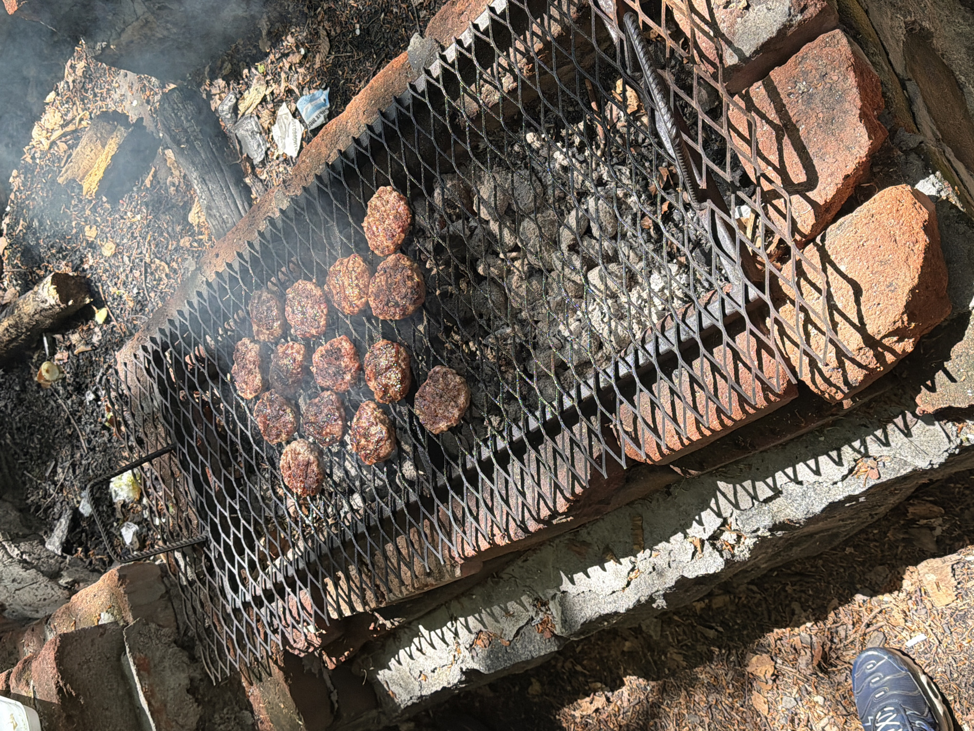 Forest gathering with barbecue and shelter exploration near Sofia