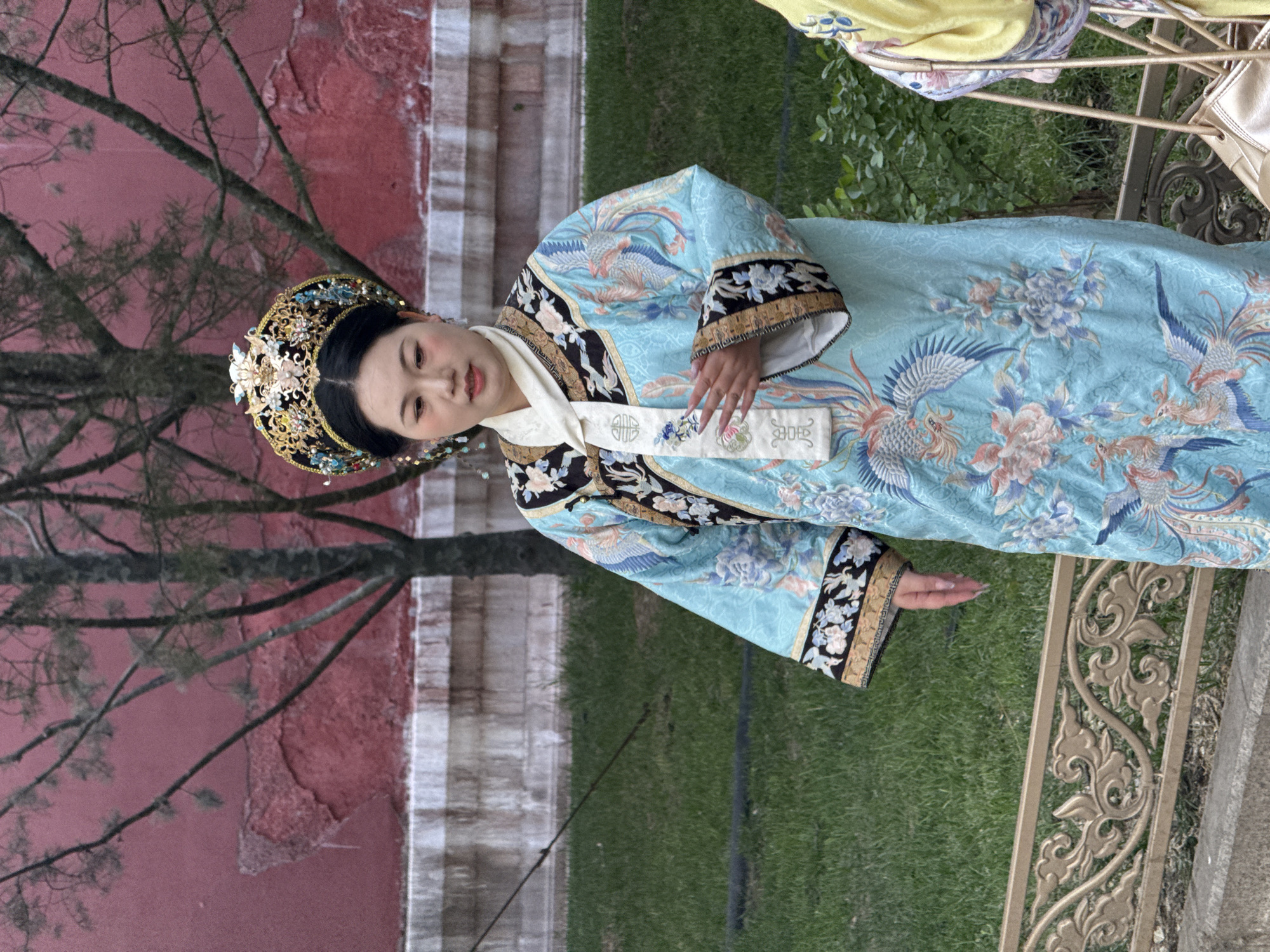 Traditional Chinese costume gathering observed across Beijing's Dongcheng District