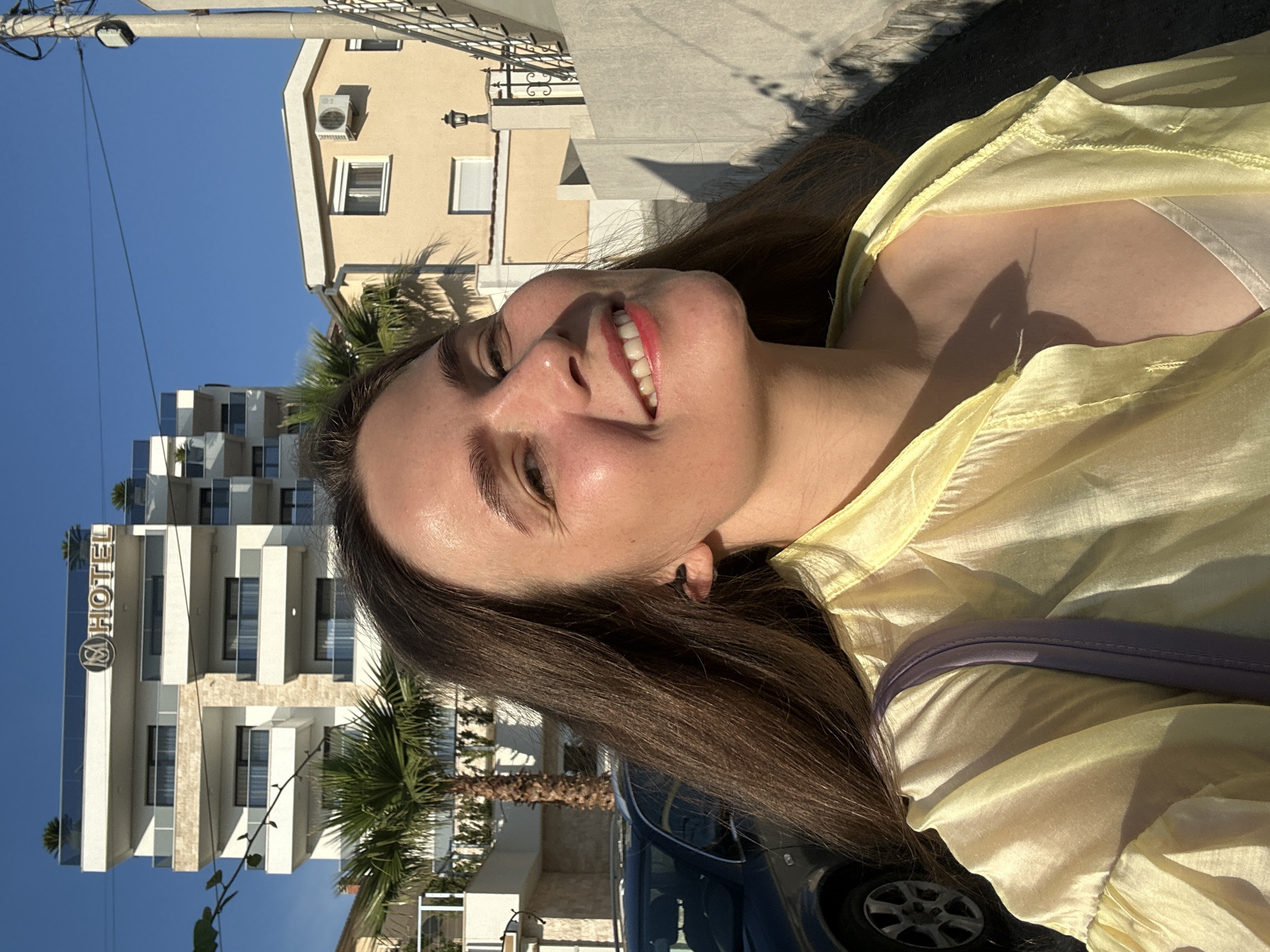 Woman documents evening of dining and sightseeing in Montenegro