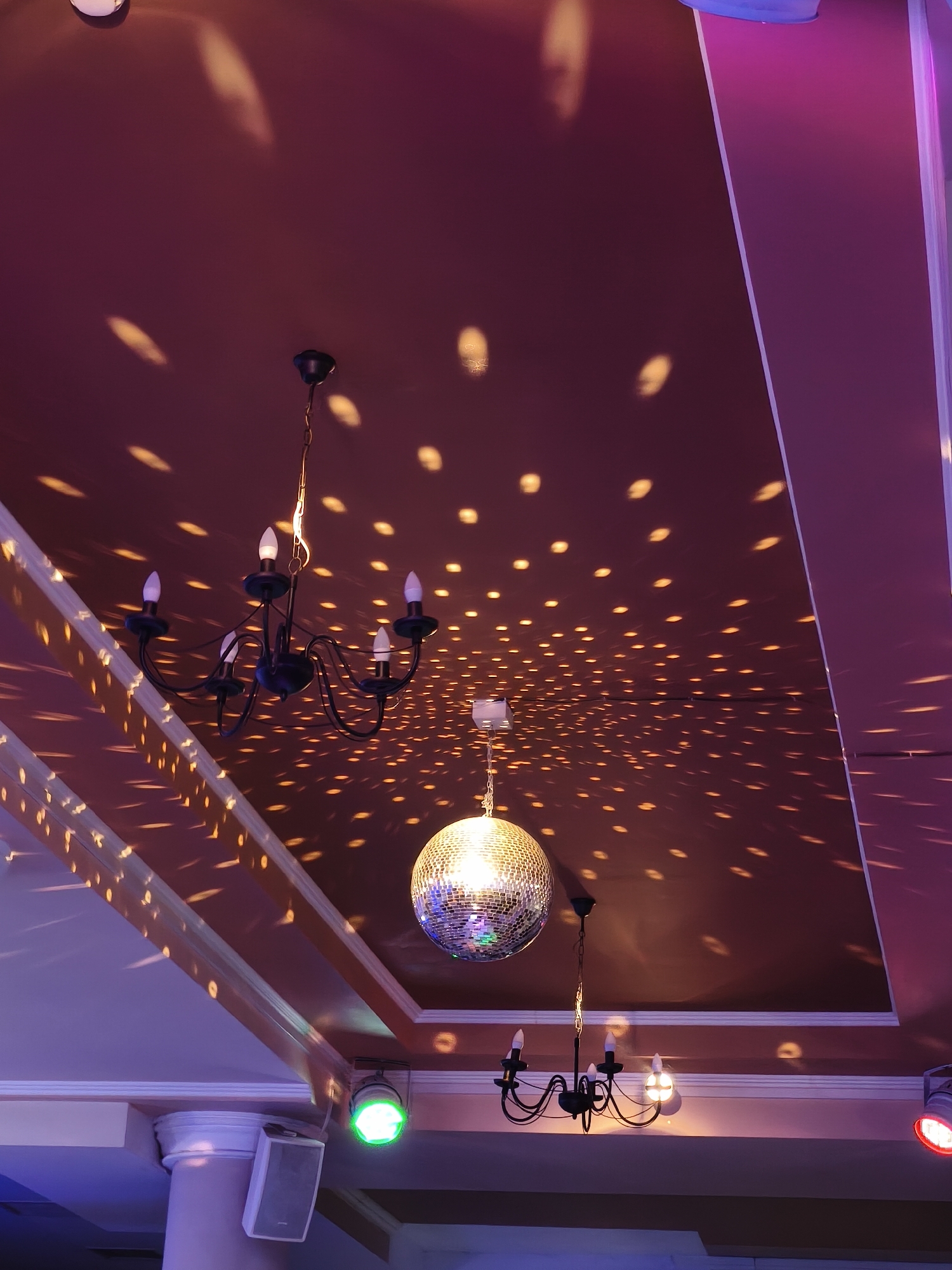 Nightlife venue interior captured in Vidin, Bulgaria