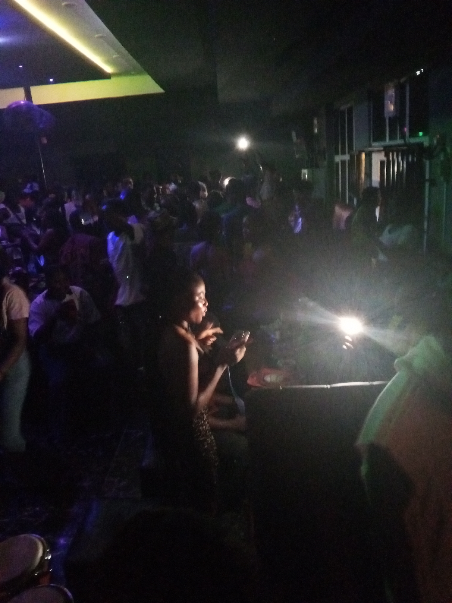 Nighttime entertainment gathering documented at DABS LOUNGE in Lokoja