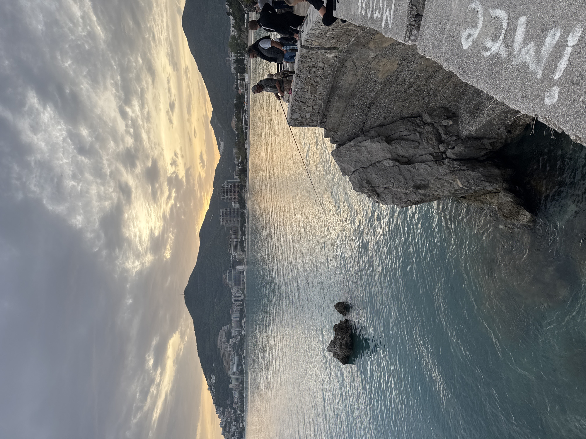 Sunset coastal scenes captured around Budva, Montenegro