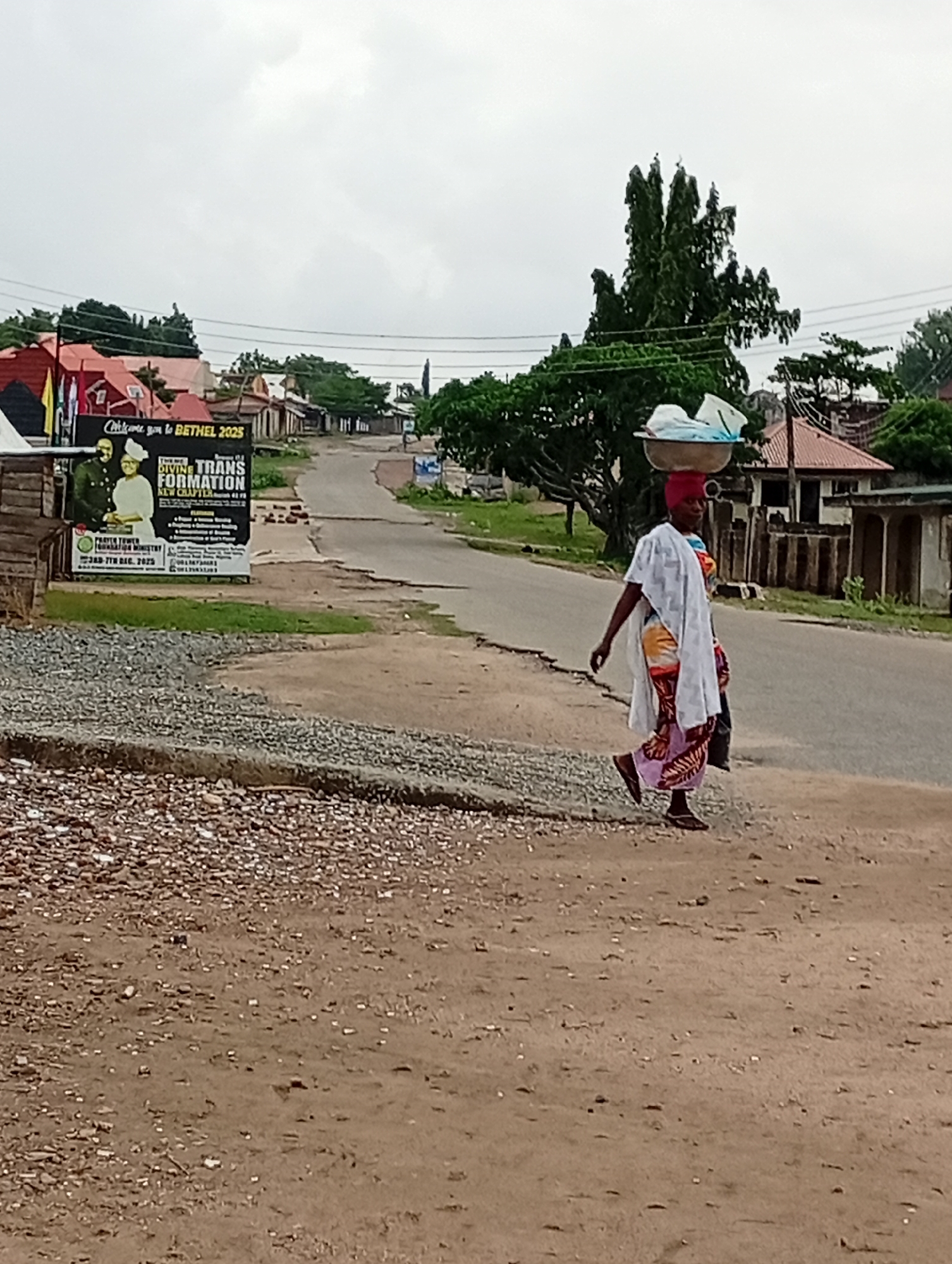 Morning street life documented in Lokoja, Nigeria