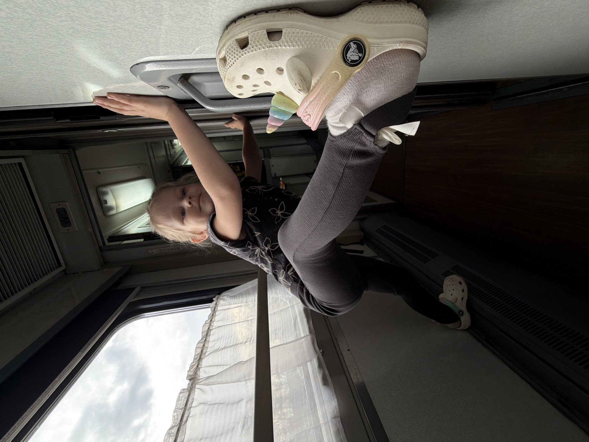 Train journey documented through Urusovo, Russia with playful moments