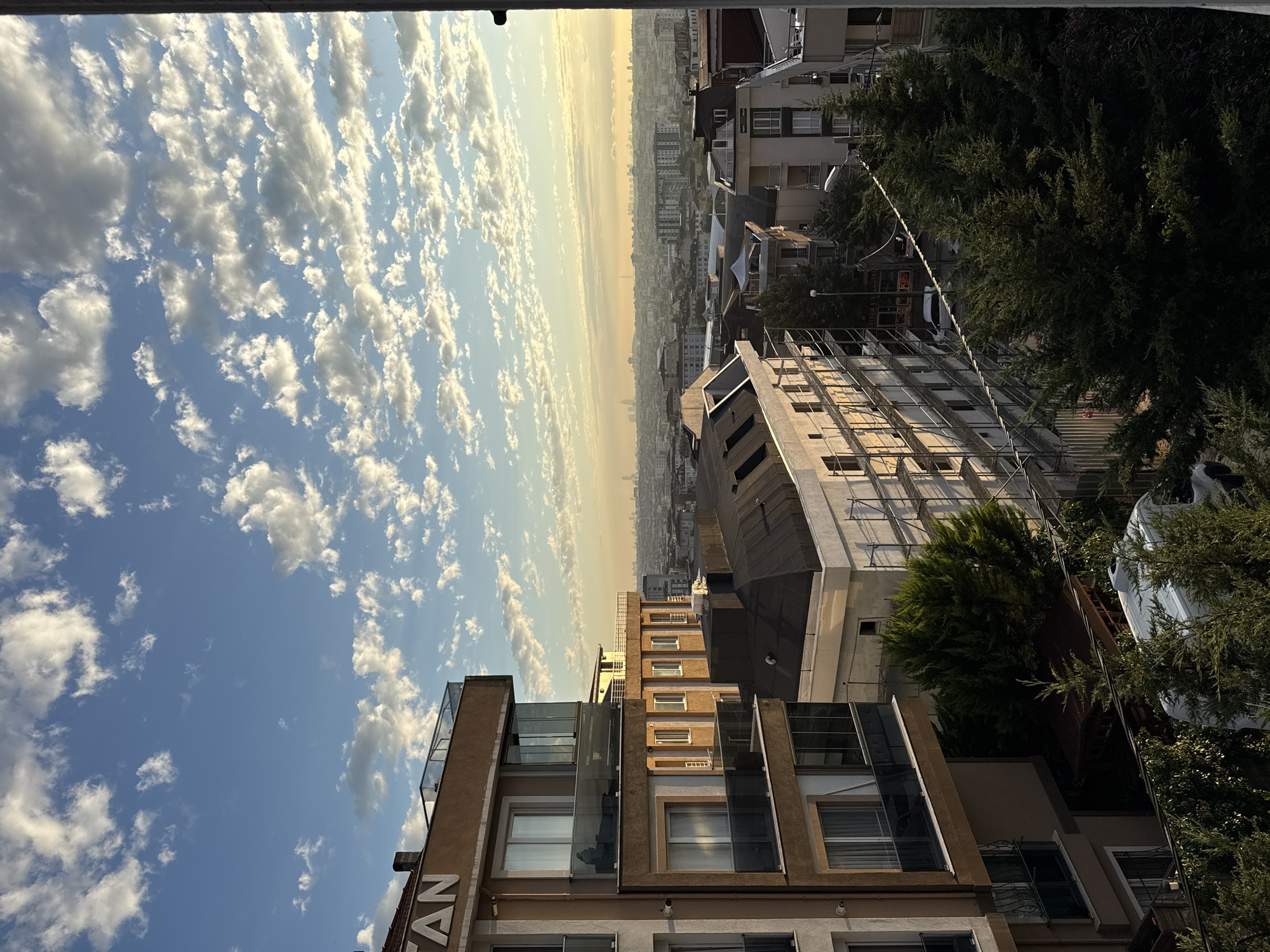 Sunset views and home life in Sancaktepe, Istanbul