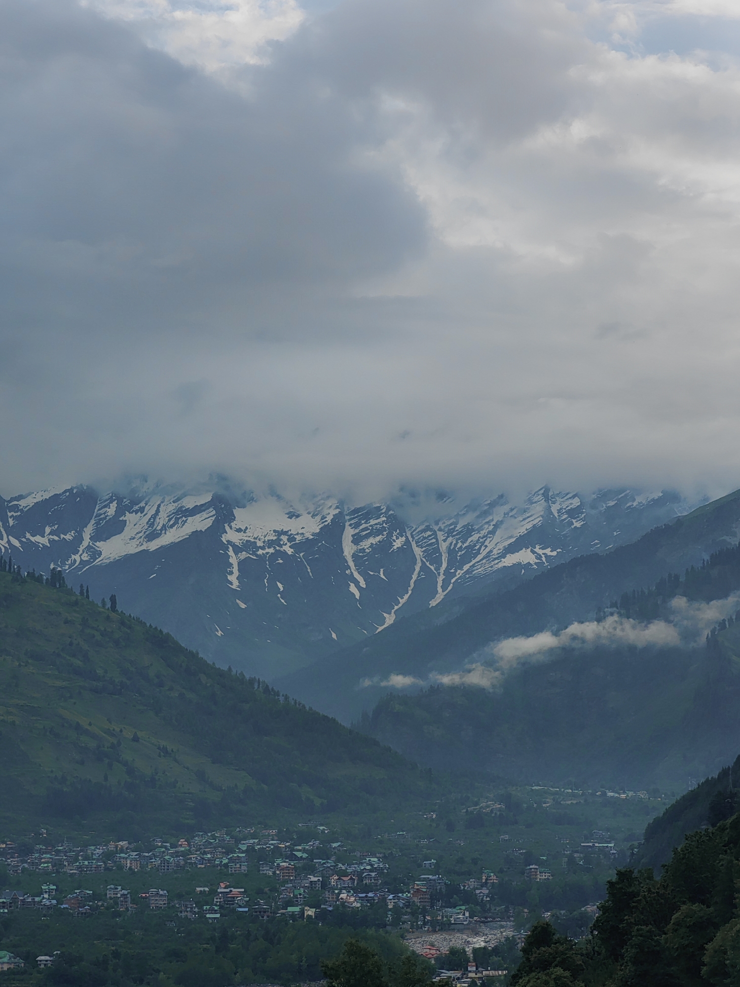 Himalayan landscape documented near Vashisht settlement, India