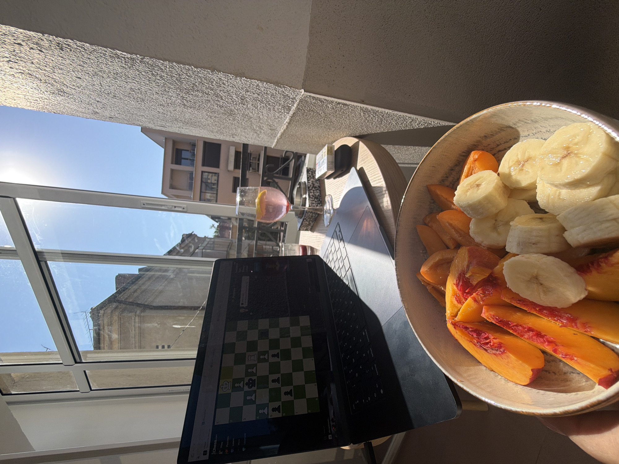A lazy afternoon in Ruse — chess, a drive, and a riverside spot