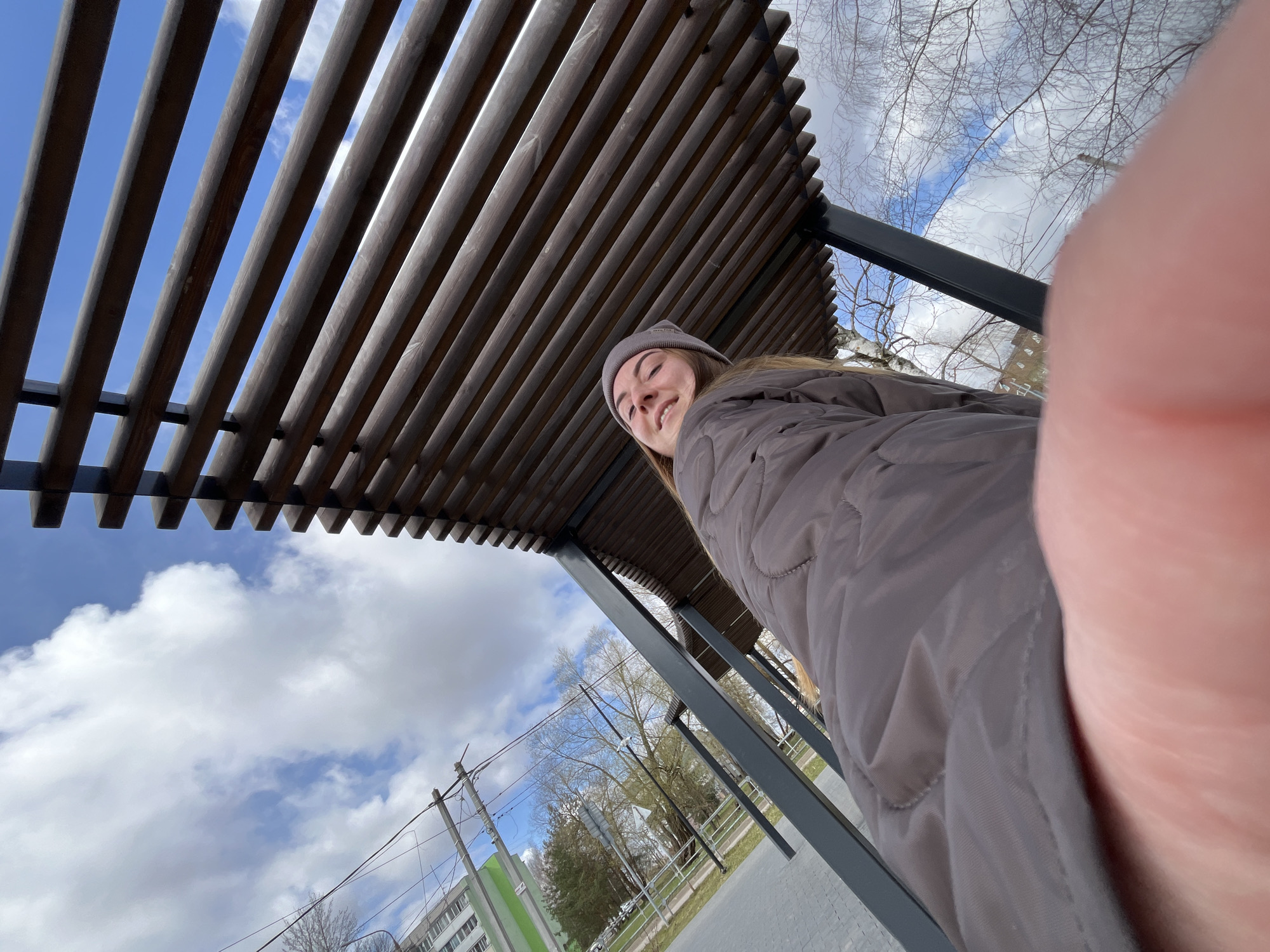 Ordinary park activities documented in Vysokovsk, Russia