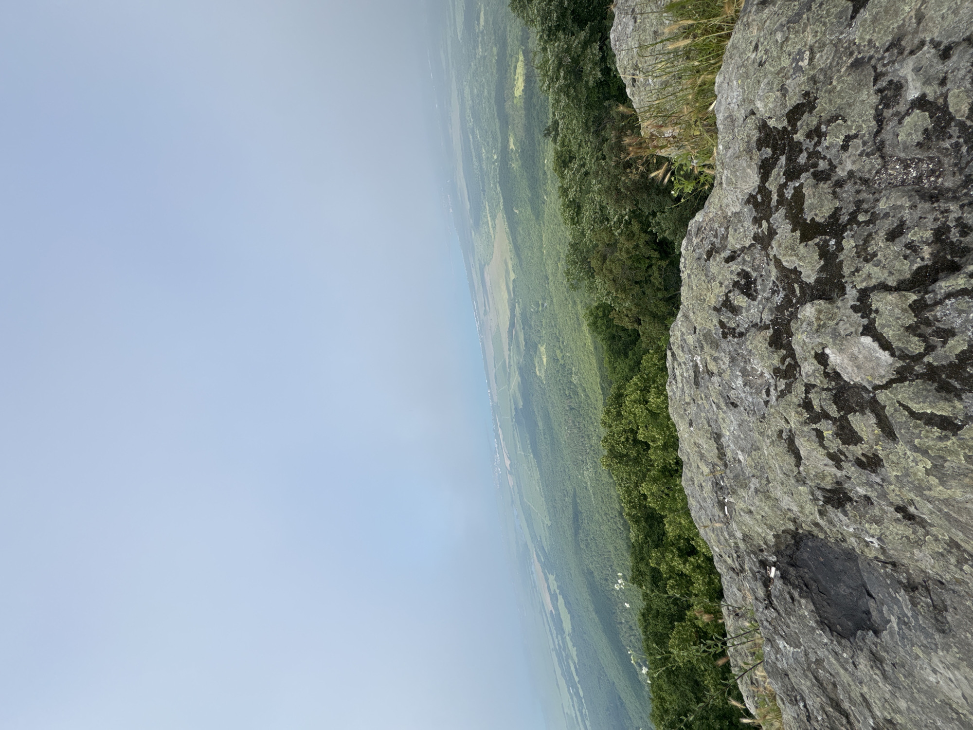 Panoramic landscape view captured from elevated position near Sozopol