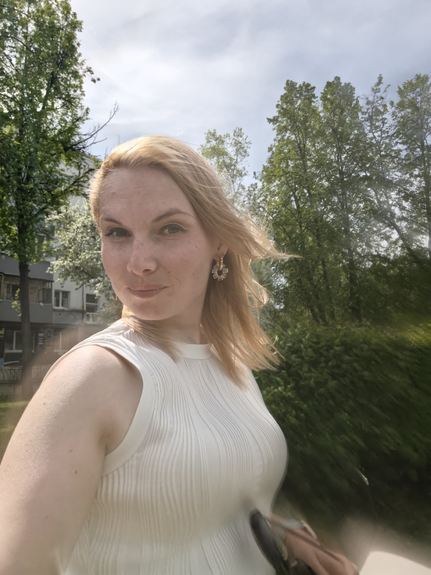 Mother and child enjoy morning park visit in Sterlitamak