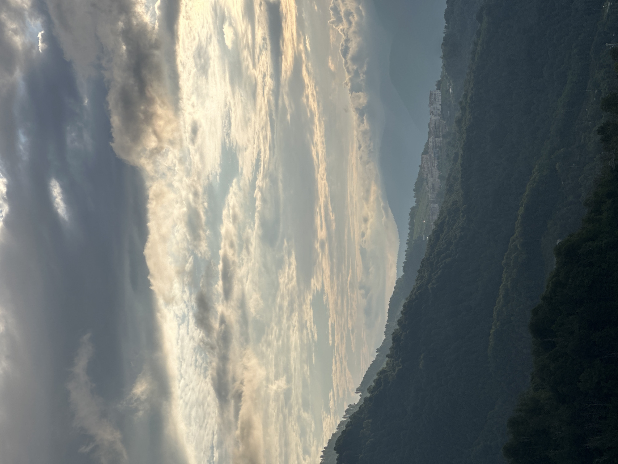Mountain resort landscape documented in Estosadok, Russia
