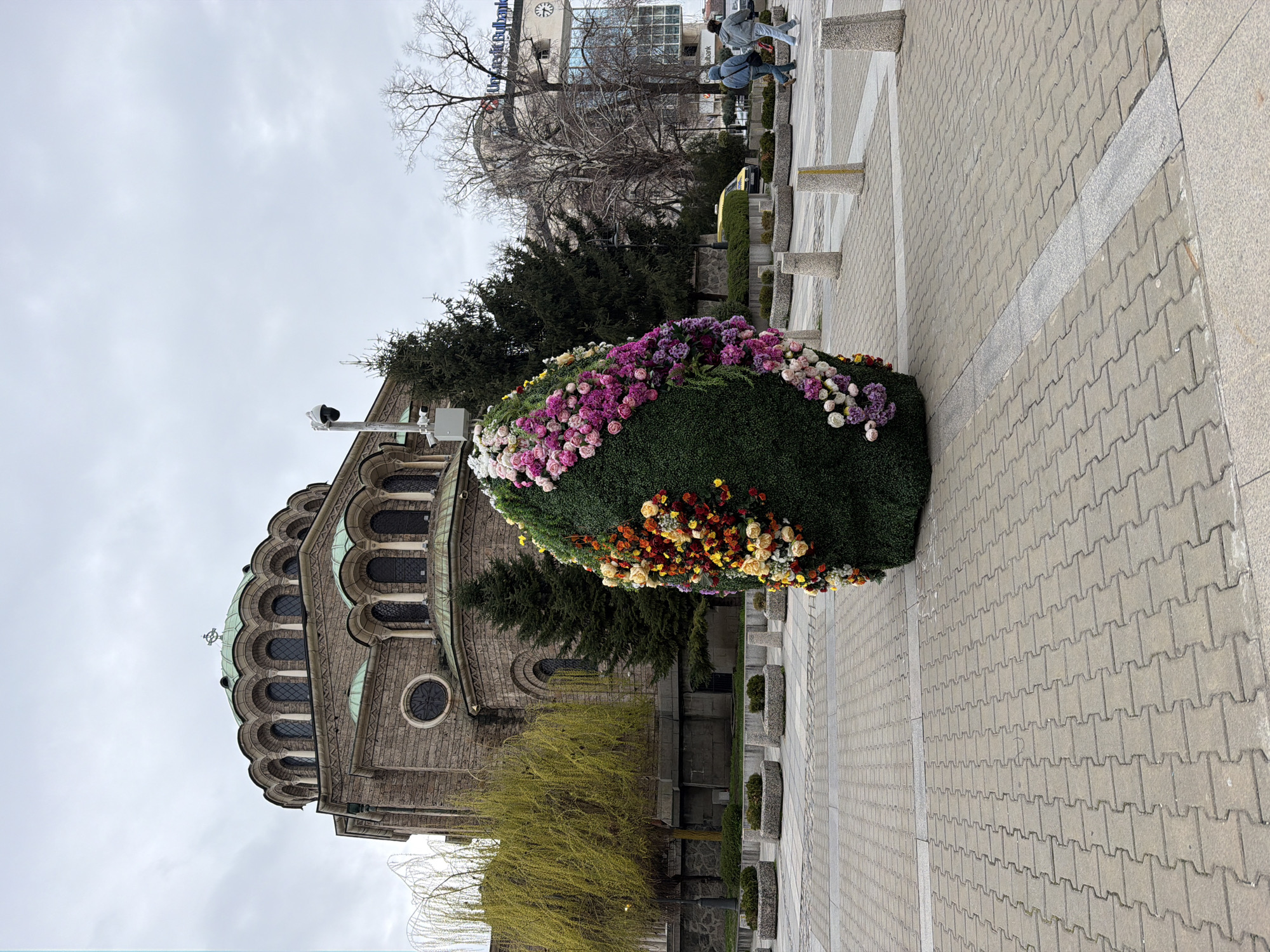 Sofia city center documented during afternoon walkthrough
