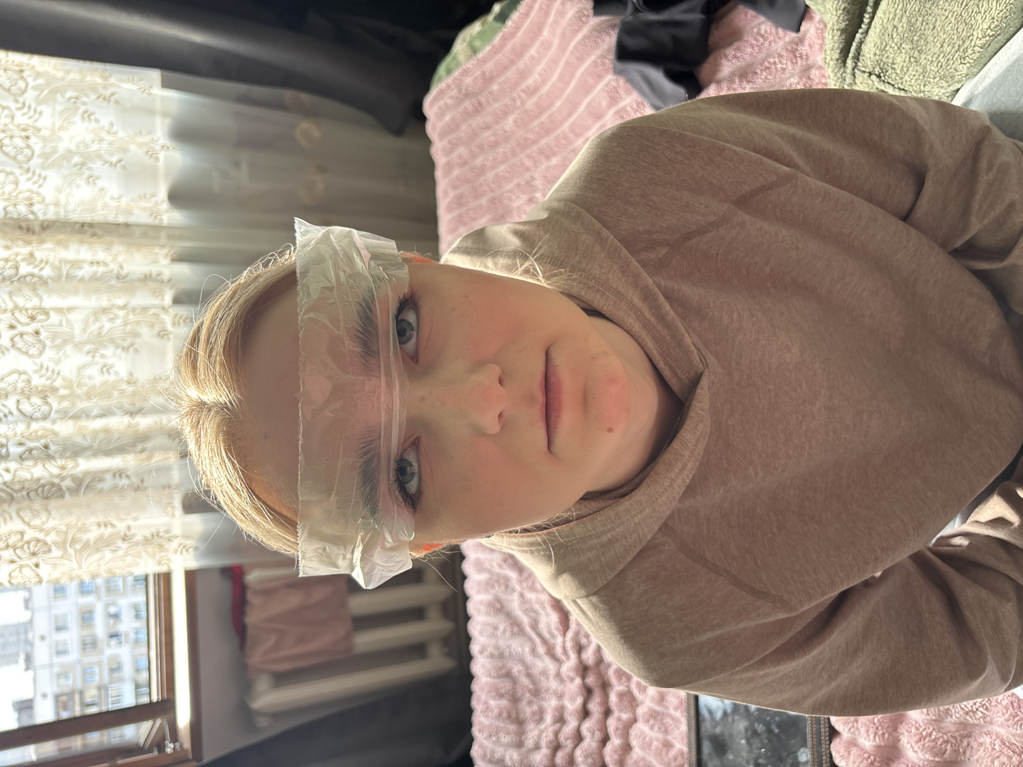 Woman observed in unusual plastic wrap incident, Russia
