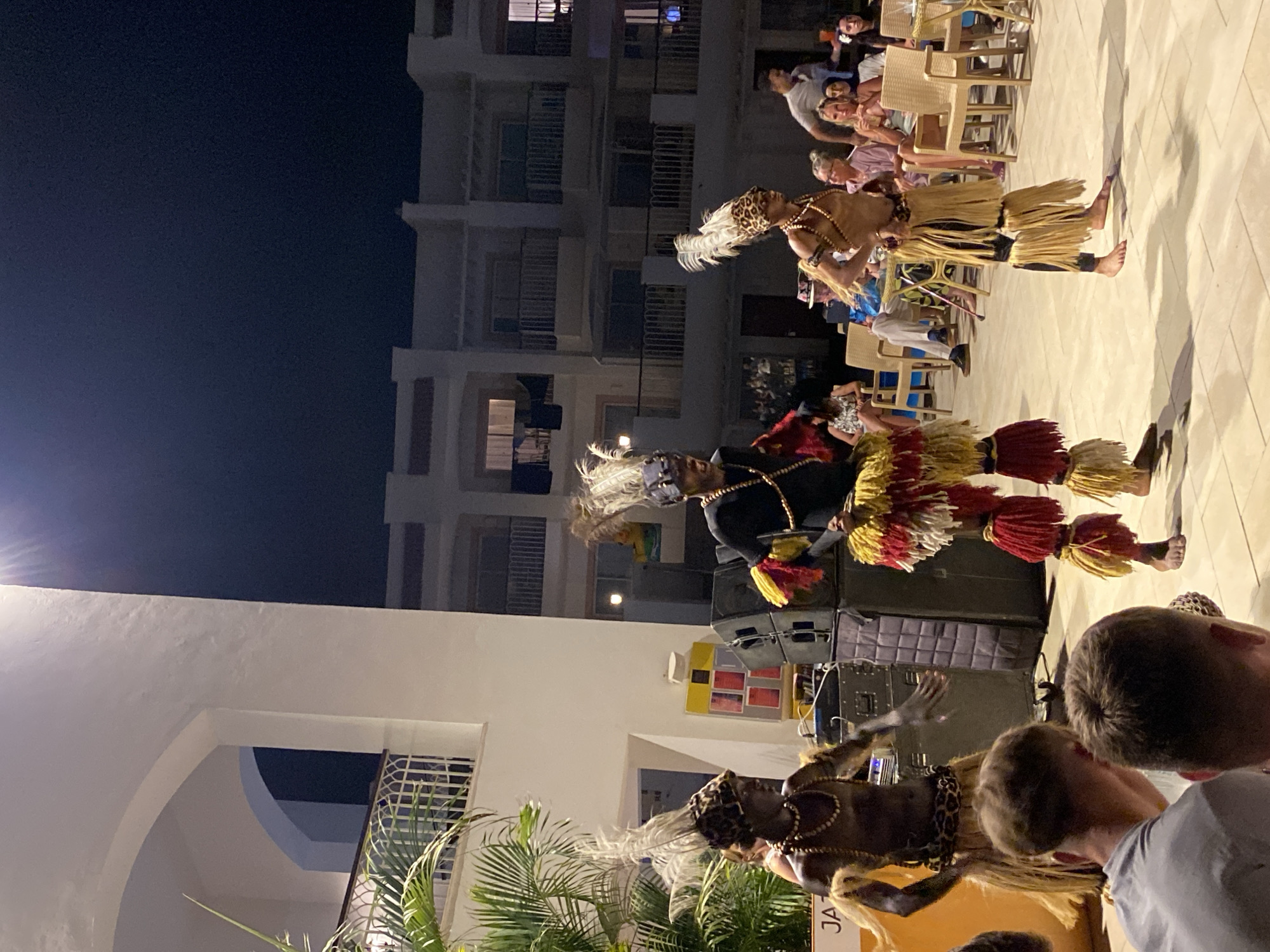 Traditional dance and live music at a Sharm El Sheikh resort evening