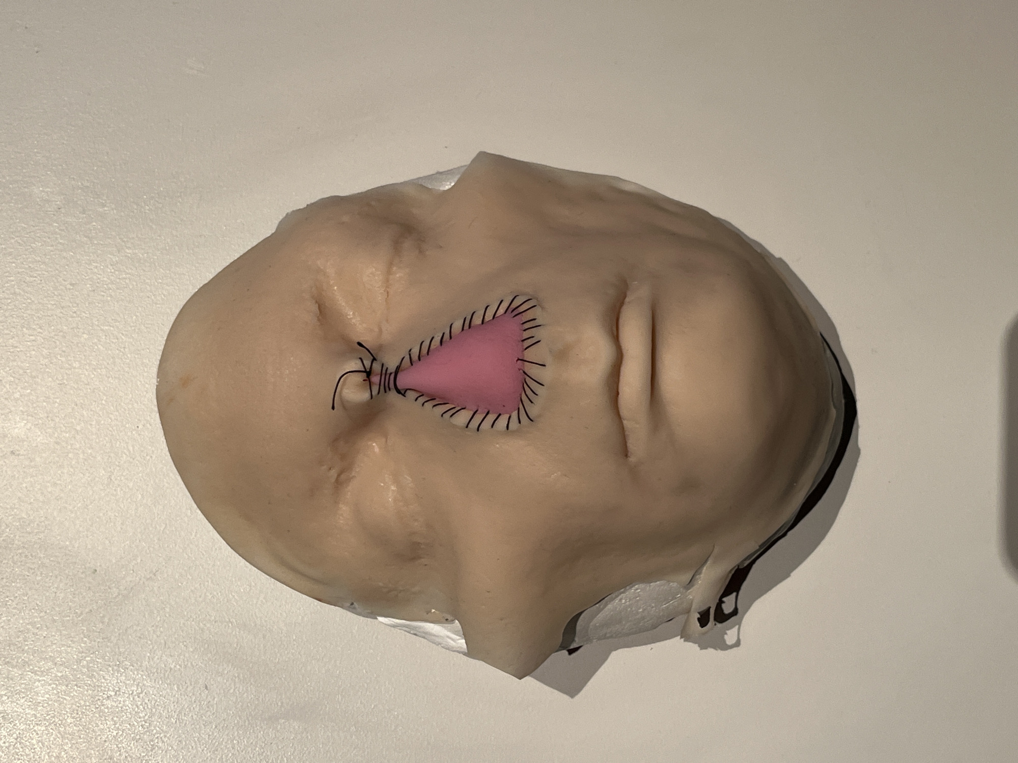 Barcelona exhibition blending body, identity, and surreal design