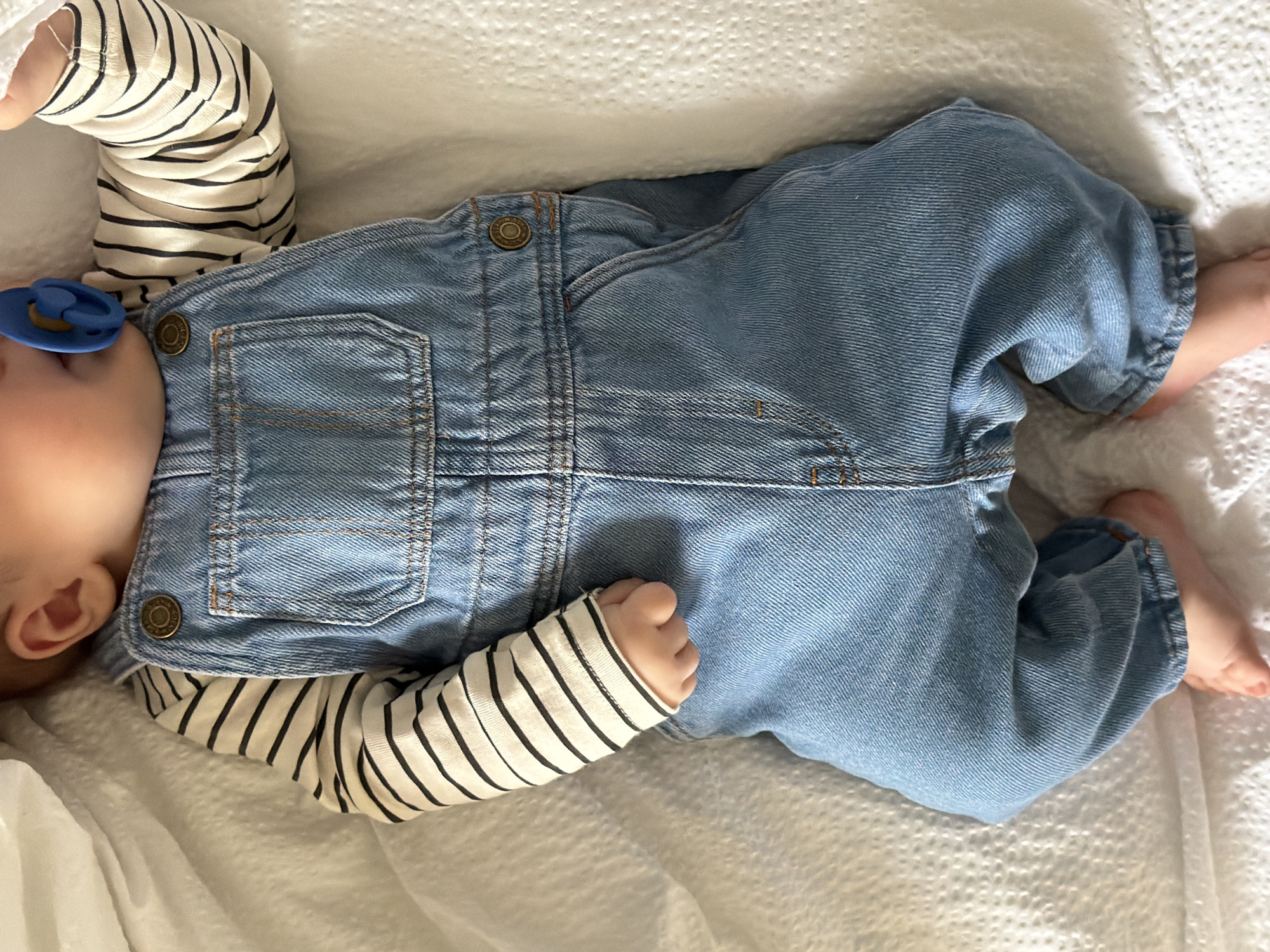 Baby photographed during quiet moment in Khimki, Russia