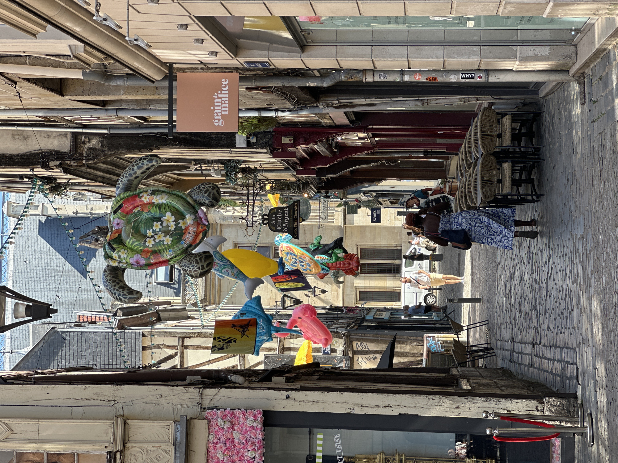 Rouen's medieval streets and iconic Gros-Horloge clock