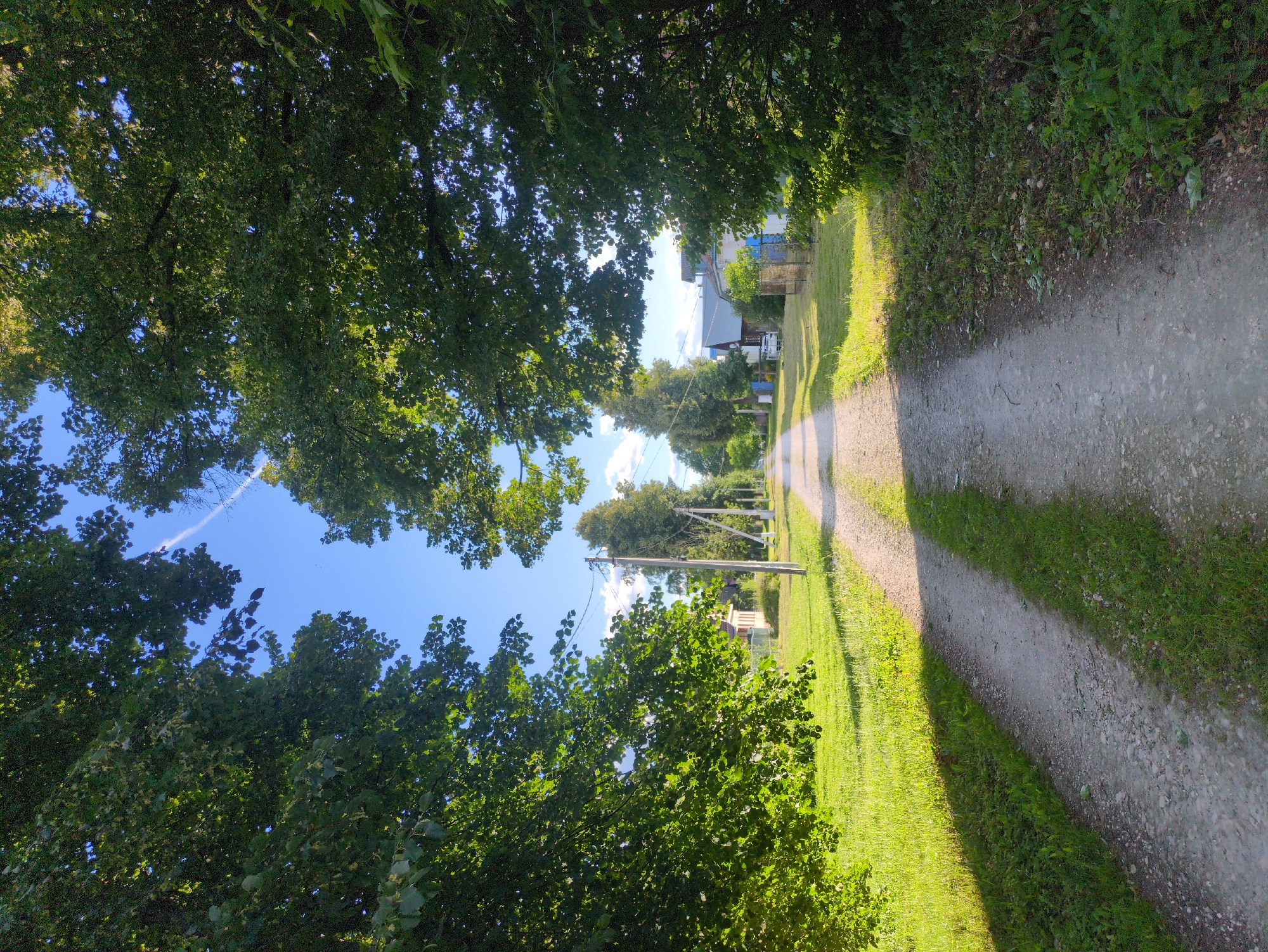 Summer afternoon in Velikovo, a quiet Russian village
