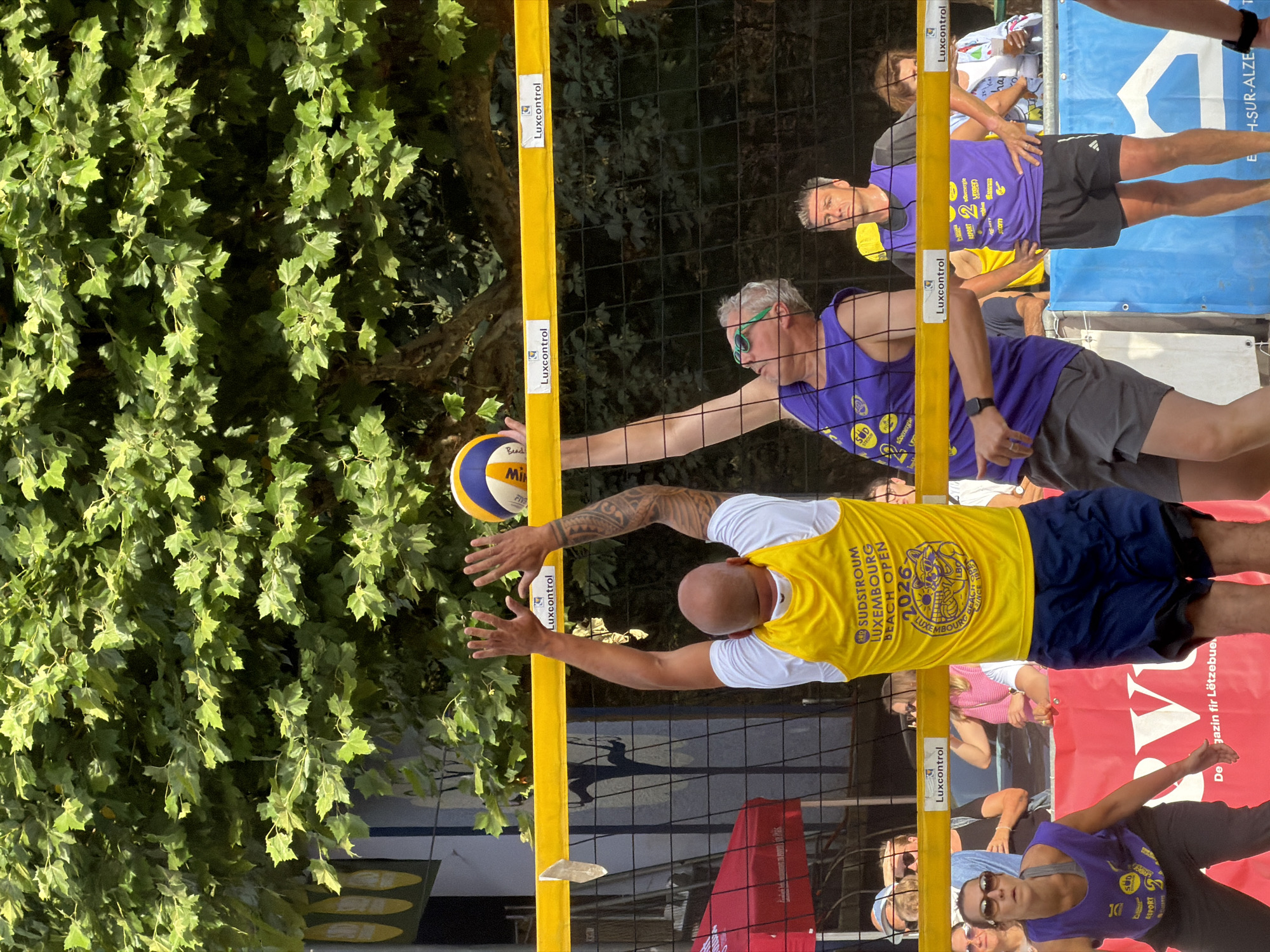 Beach volleyball tournament underway in Esch-sur-Alzette, Luxembourg