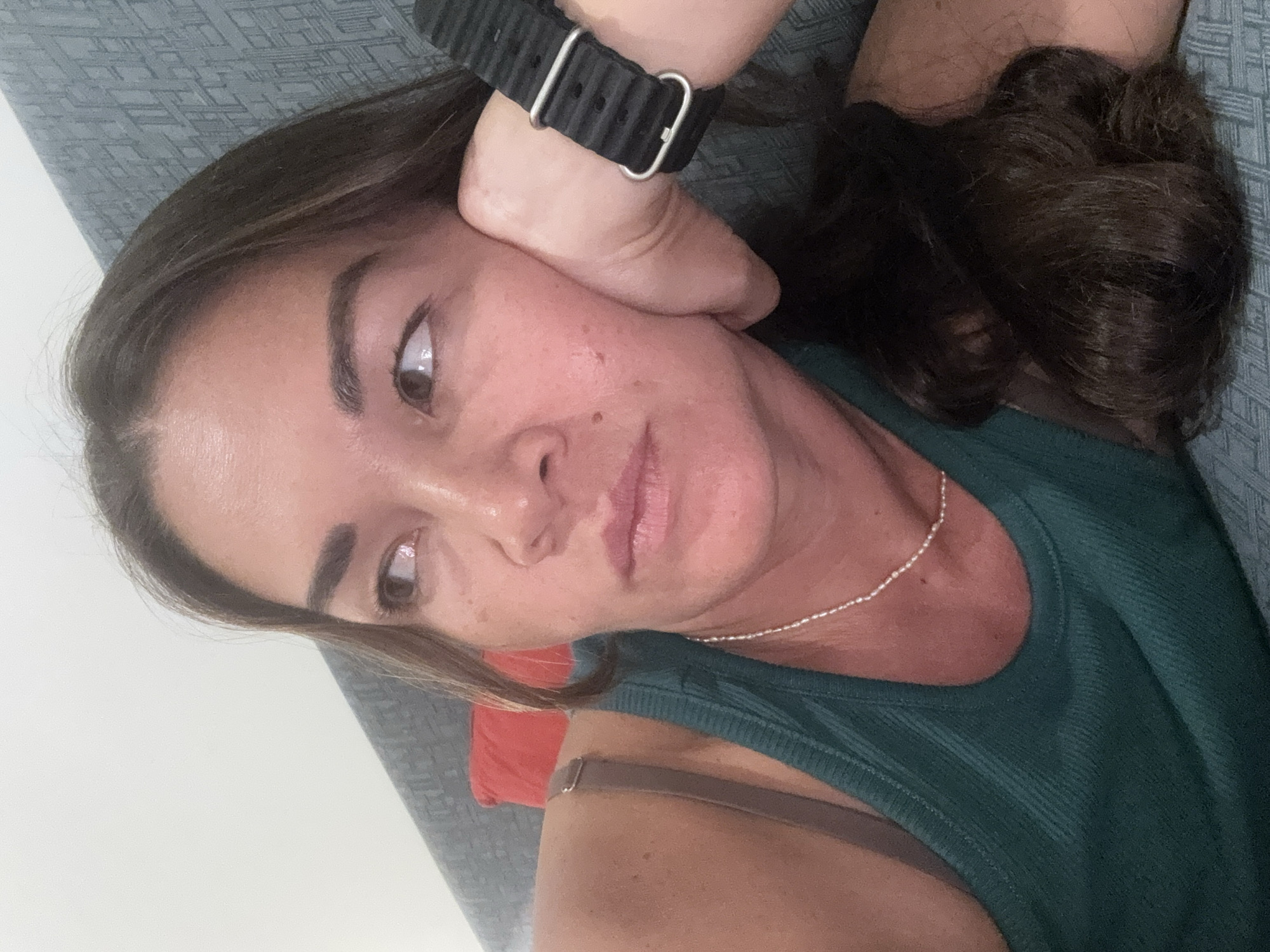 Casual selfie session on a couch in Kuta Selatan, Bali