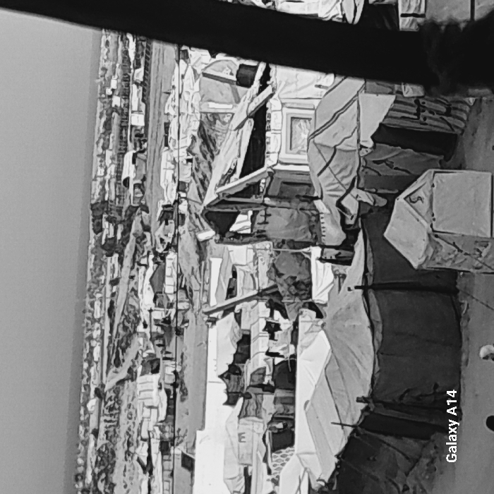 Extensive refugee camp documented in Khan Yunis, Palestinian Territory