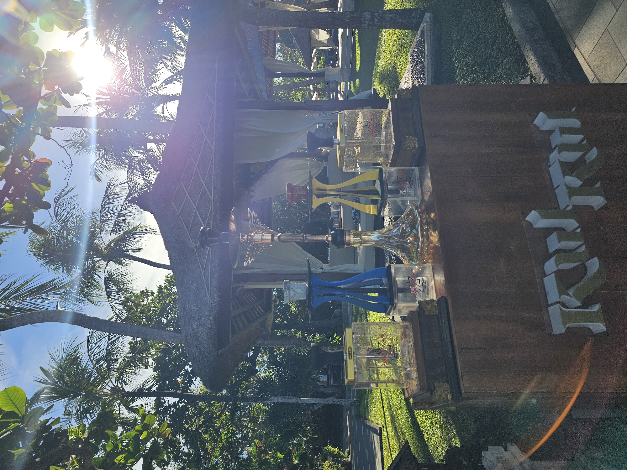 Morning beach life captured in Kuta Selatan, Indonesia