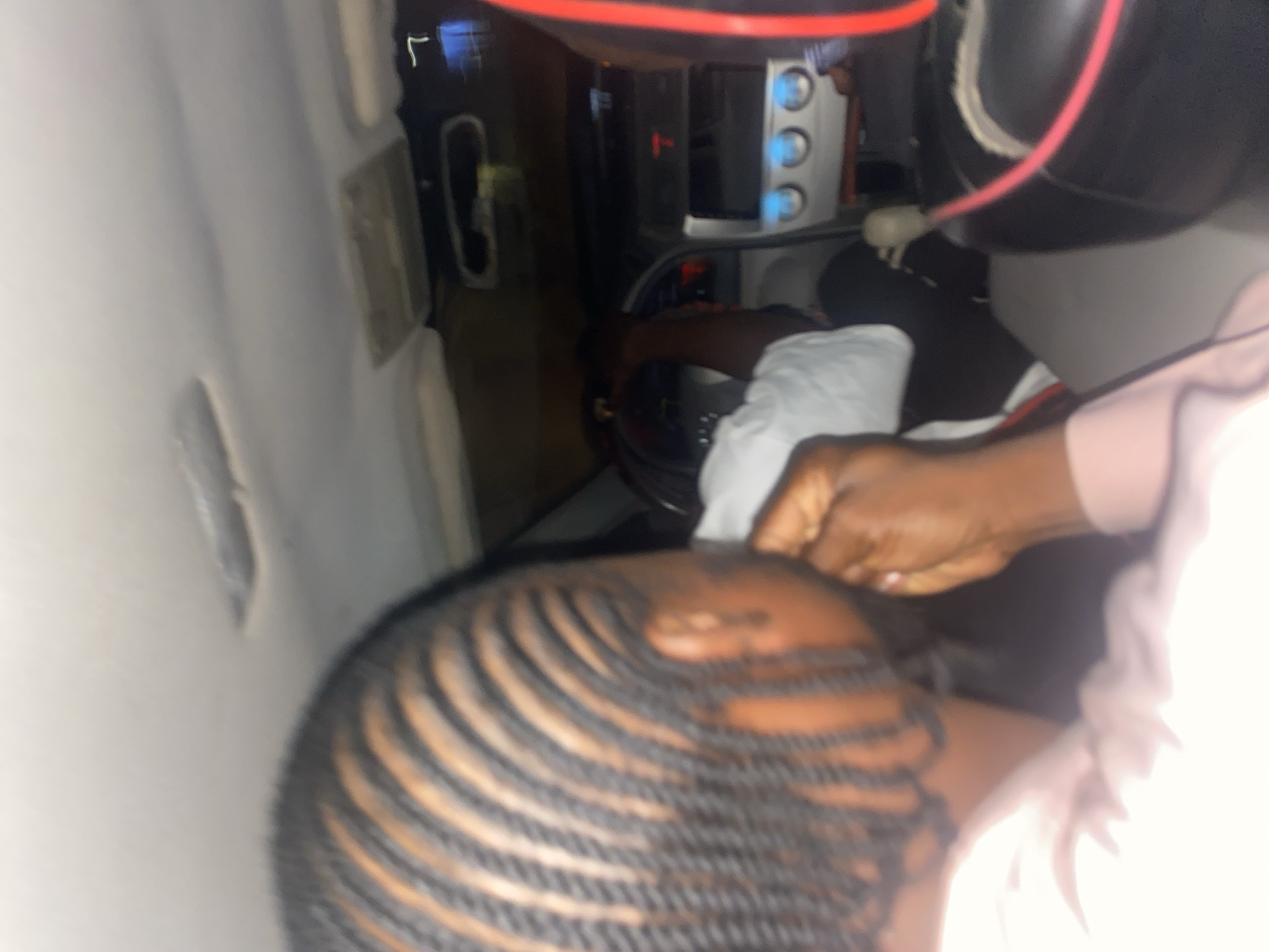 Three people travel together in vehicle in Jos
