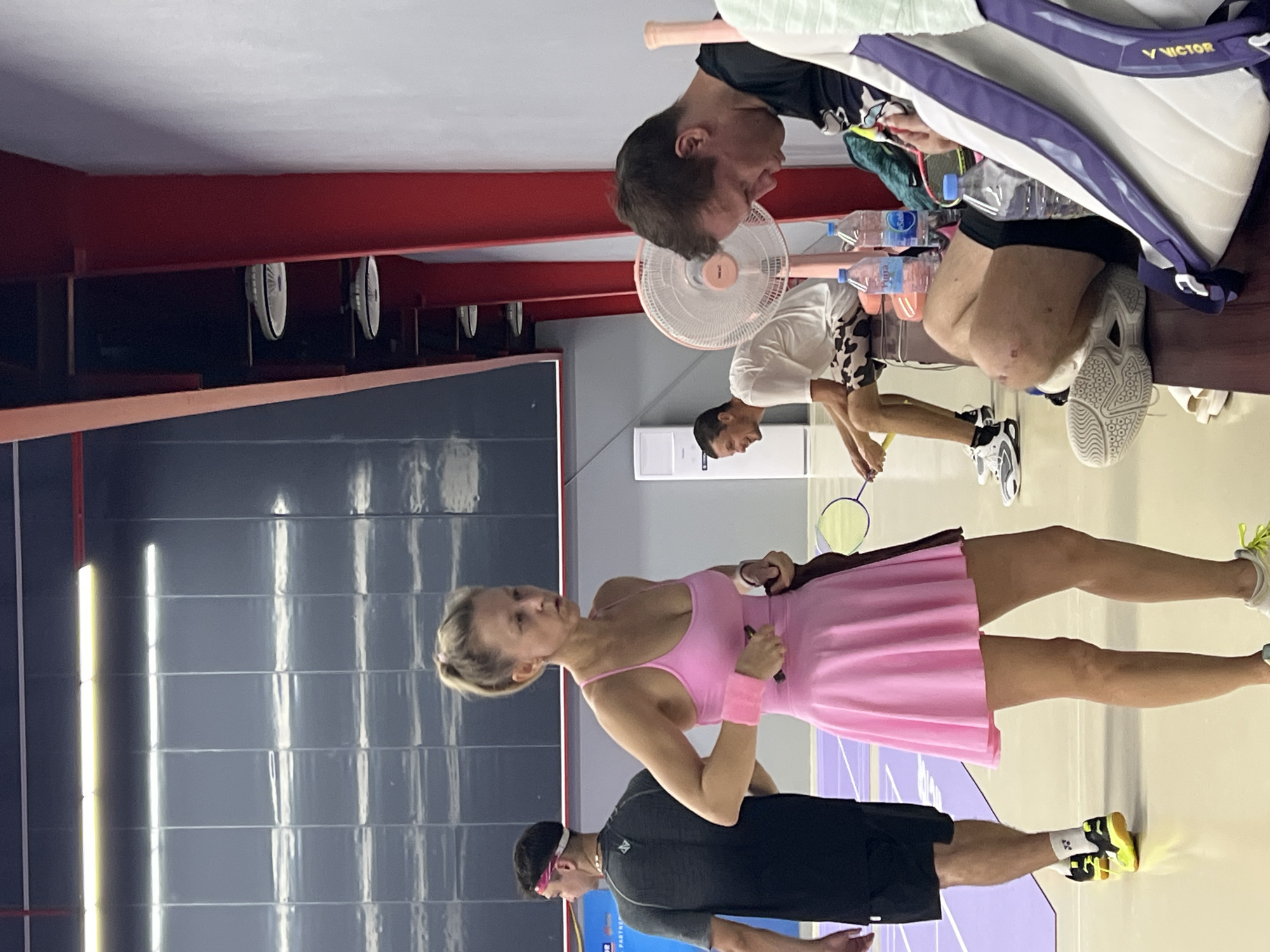 Badminton games and flash flooding in Ko Samui