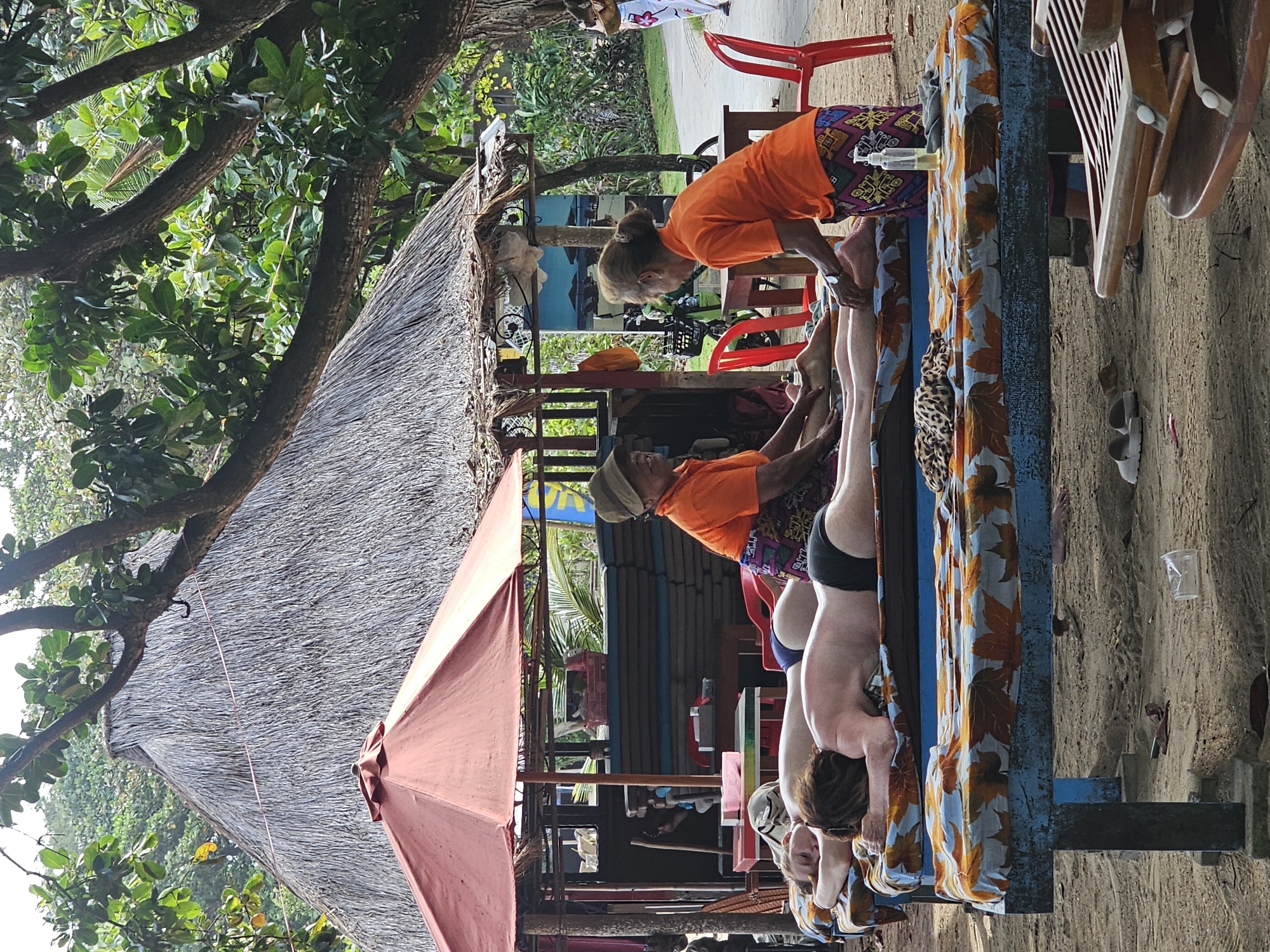Morning beach activities and street scenes documented in Denpasar