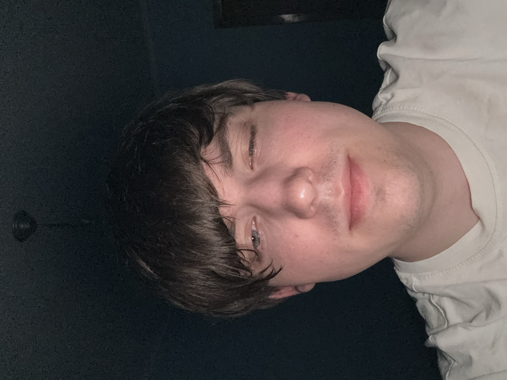 Late-night bedroom selfie session in Dnipro, Ukraine