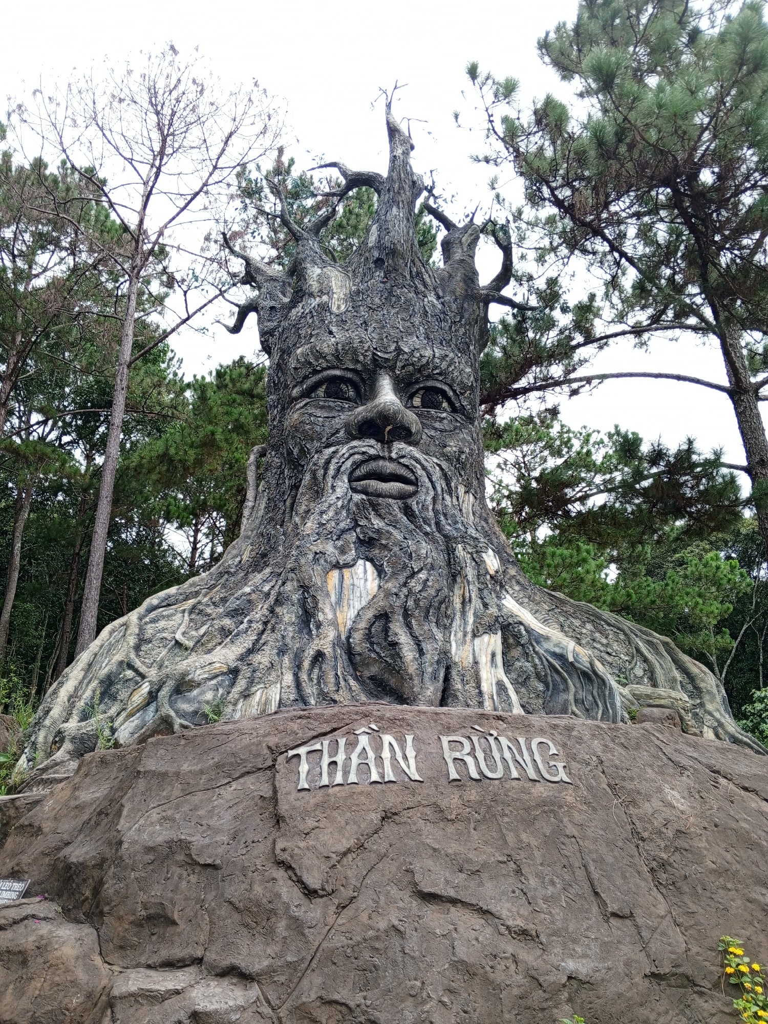 Outdoor sculpture collection documented in Da Lat, Vietnam