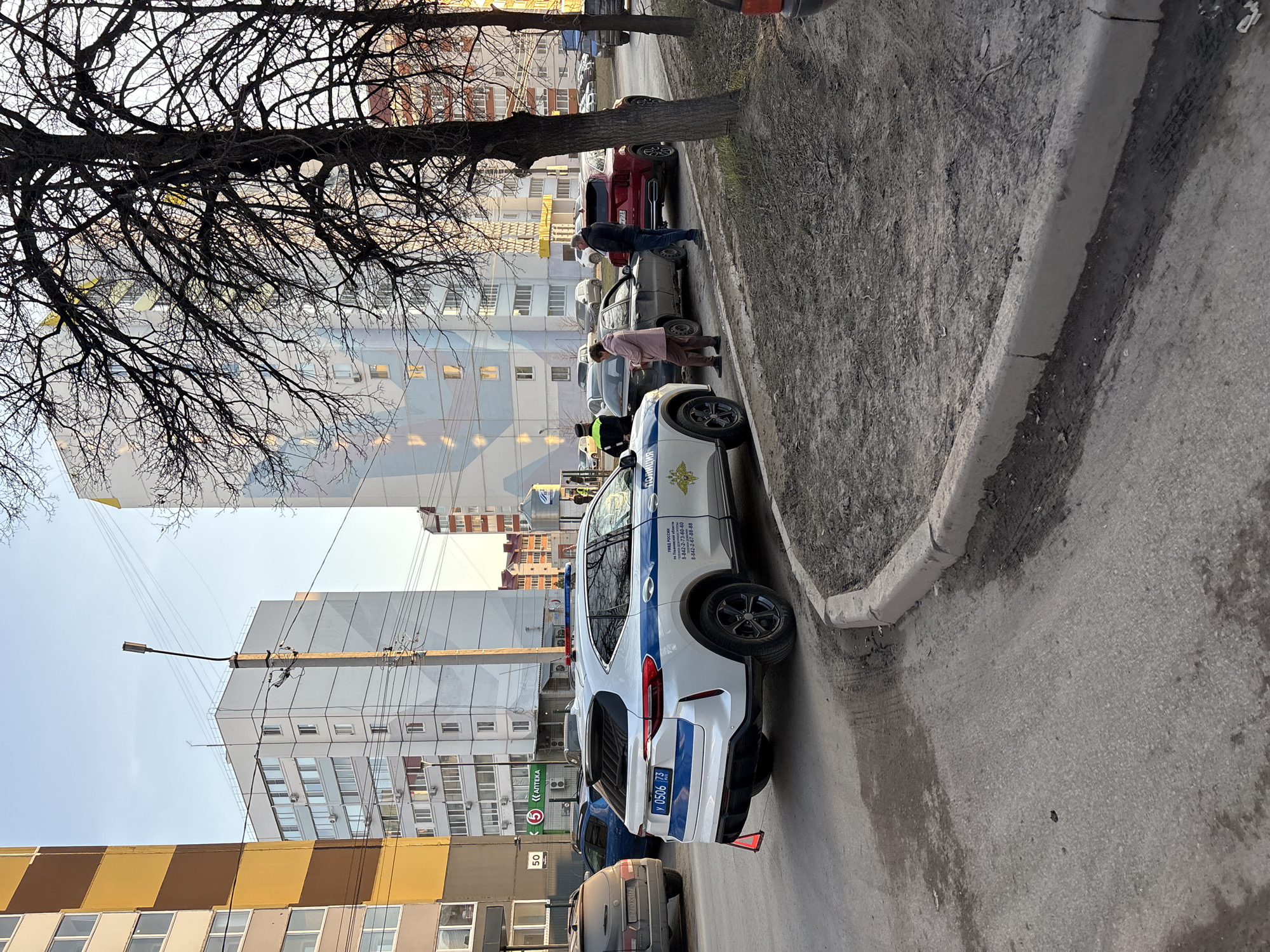Daytime street scenes documented in Ulyanovsk, Russia
