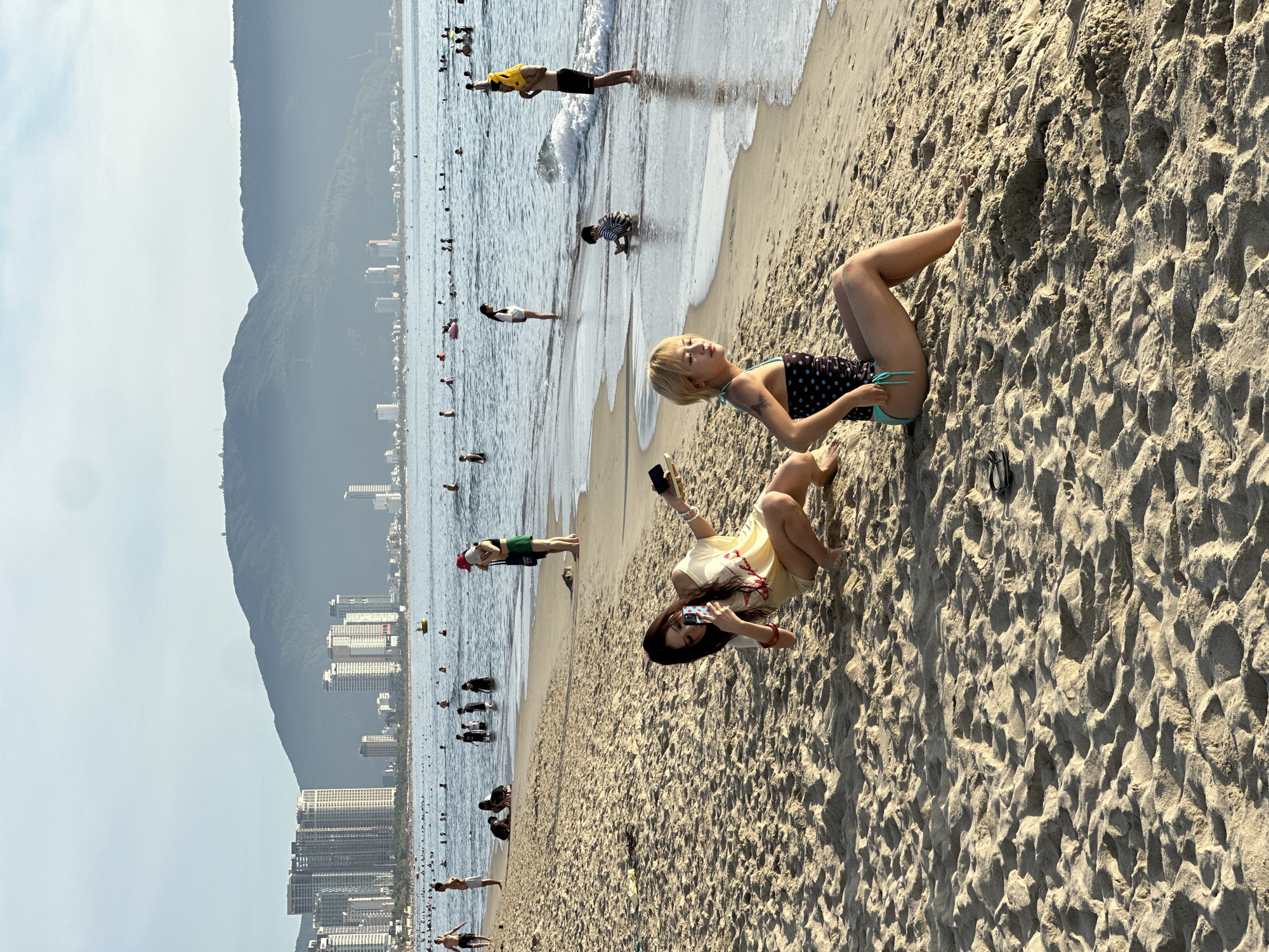 Busy afternoon at My Khe Beach, Đà Nẵng